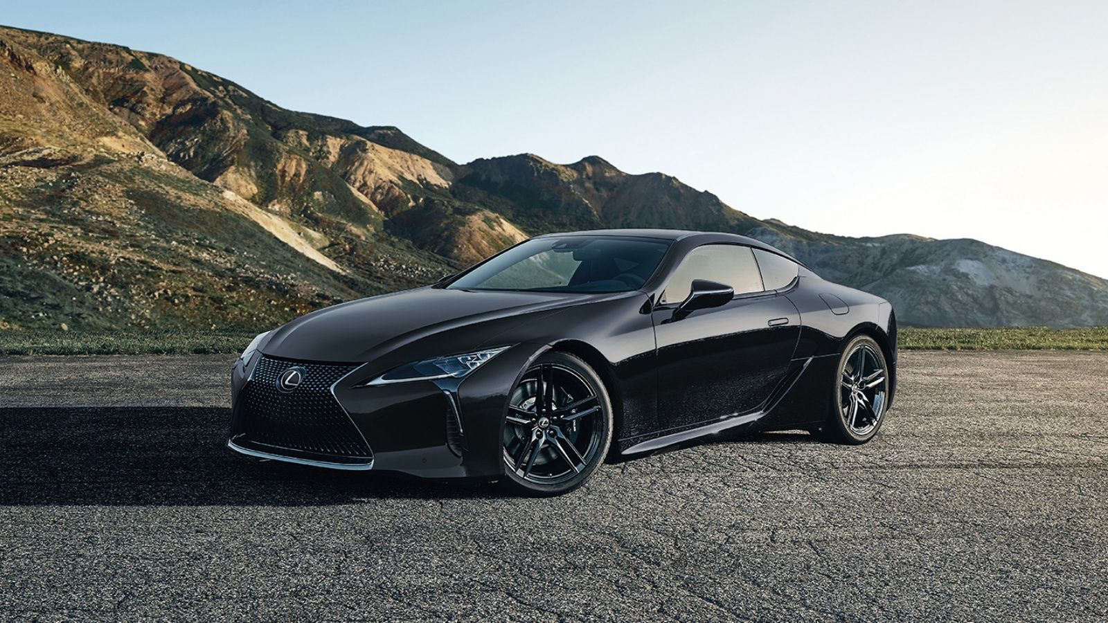 A front 3/4 shot of a 2024 Lexus LC