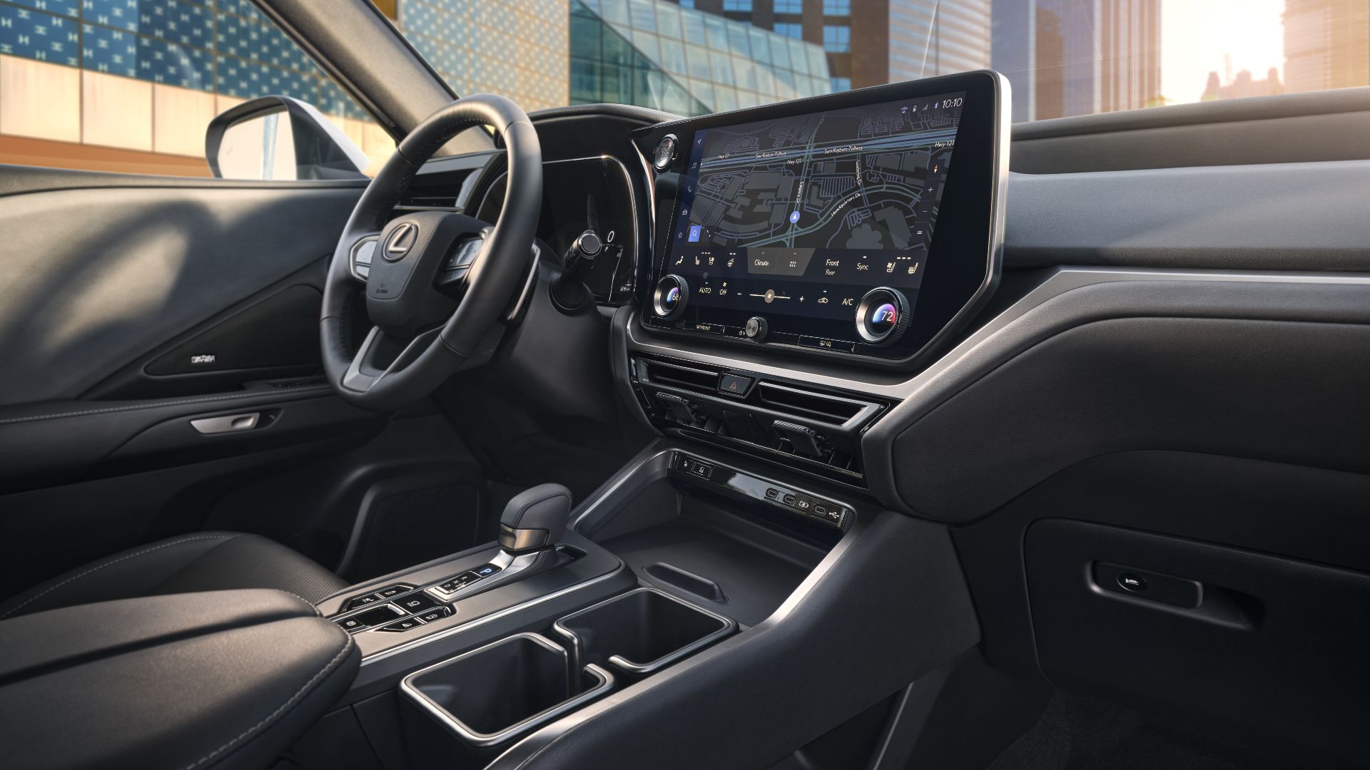 2024 Lexus TX interior, center stack