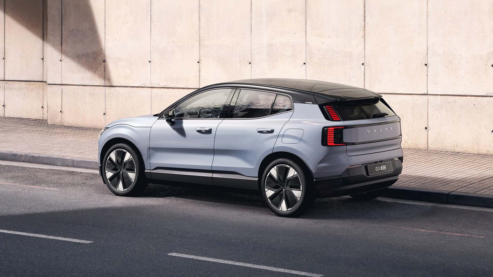 Rear view of 2025 Volvo EX30