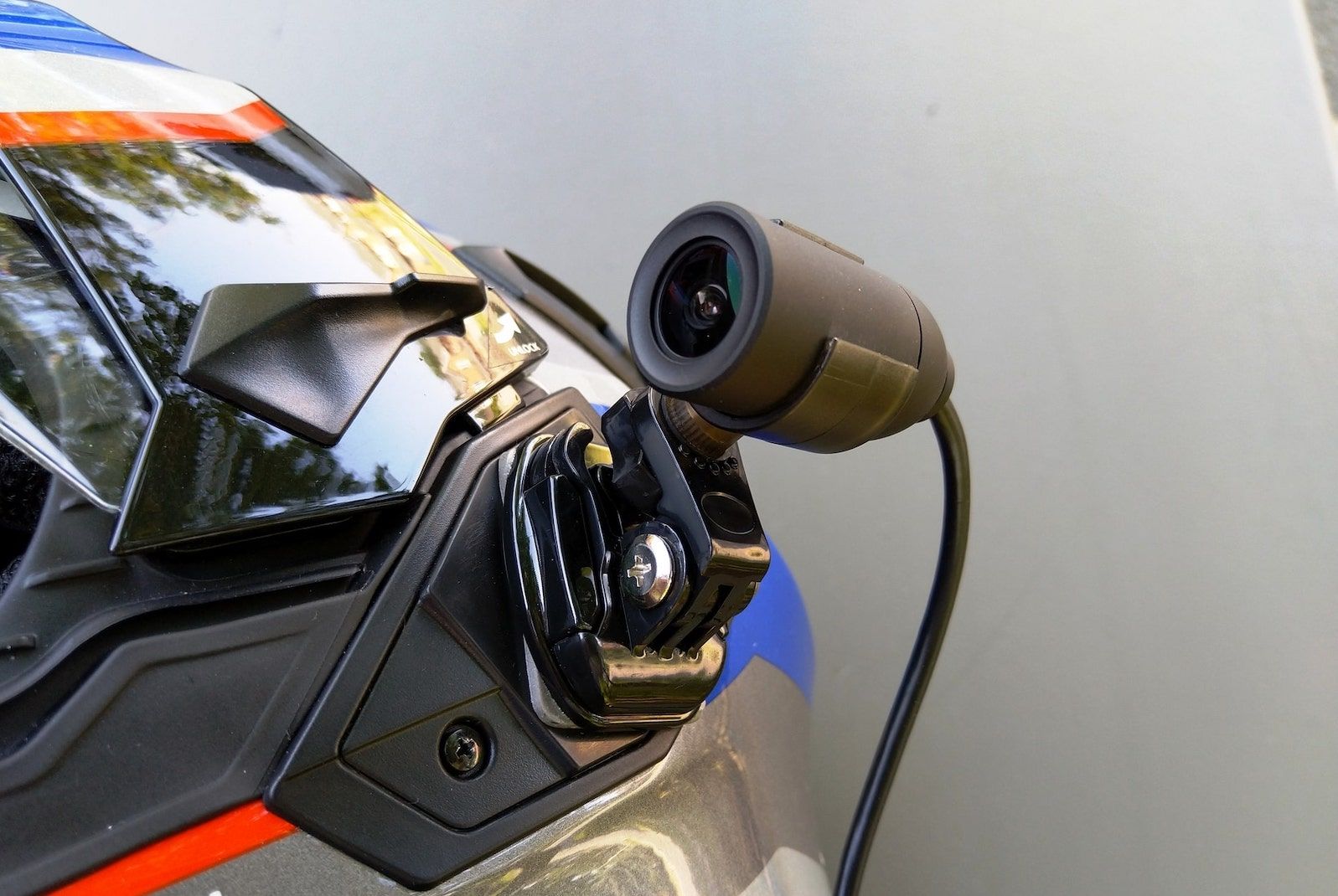 Action Camera on a Helmet