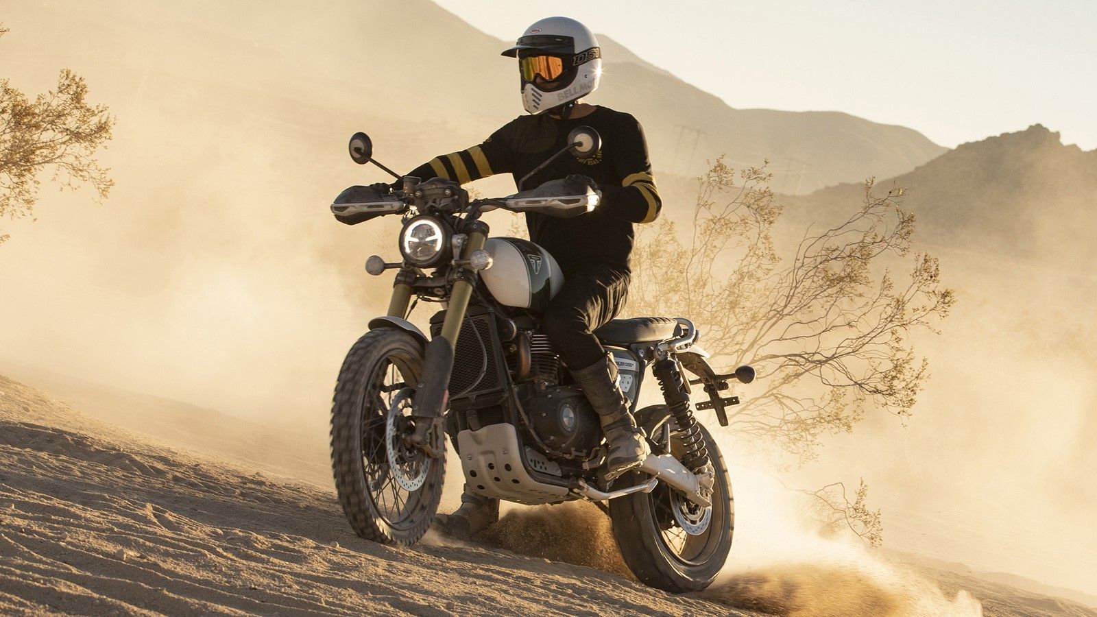 2019 Triumph Scrambler 1200 XE action shot