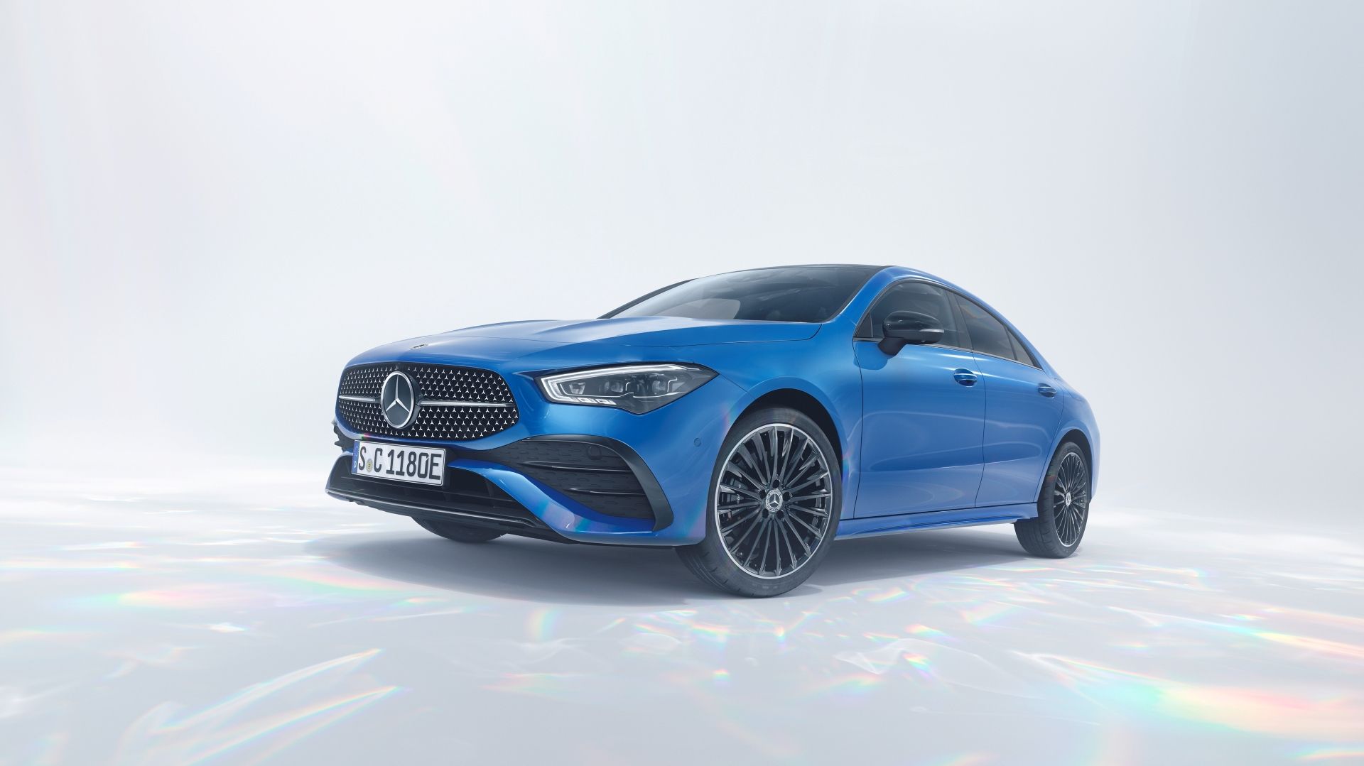 3/4 shot of a 2024 Mercedes-Benz CLA Coupe