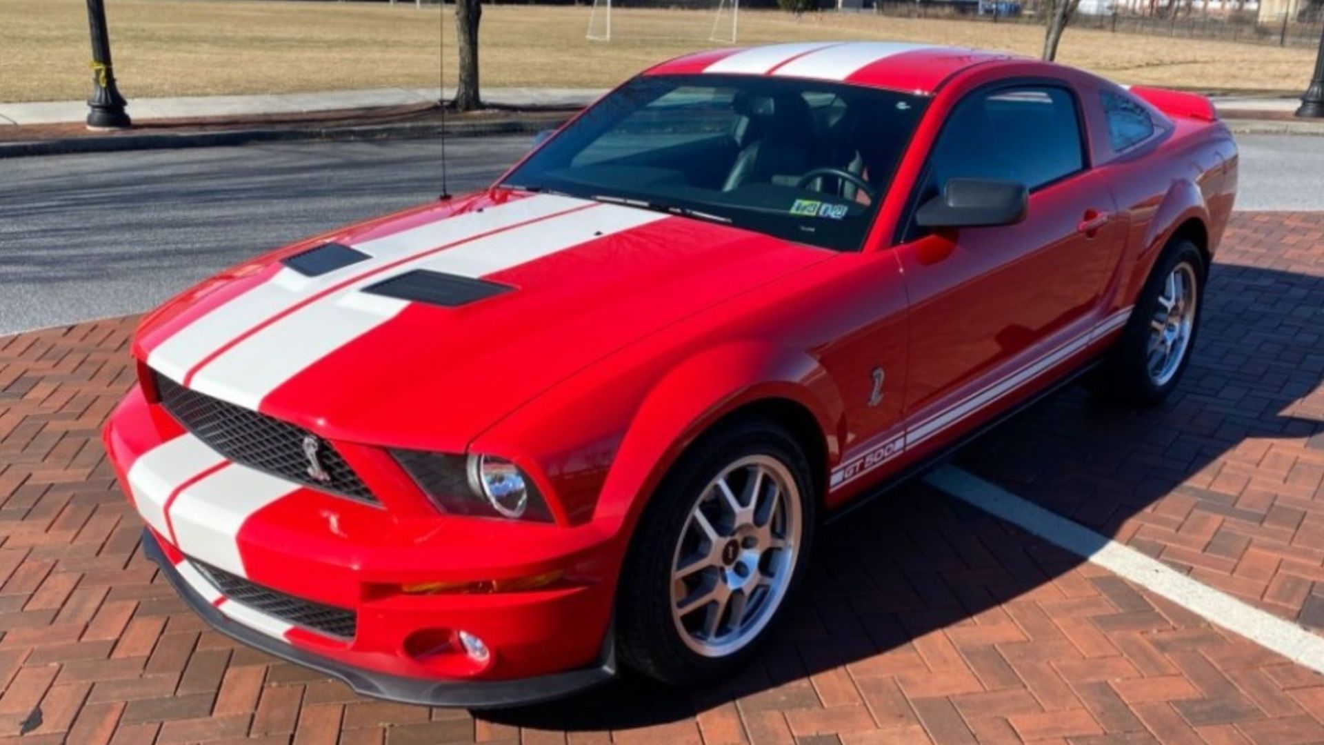 Red 2007 Ford Mustang Shelby GT500