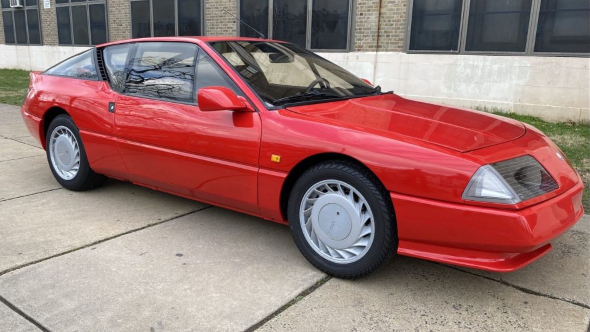 Vermelho 1989 Renault Alpine GTA Turbo