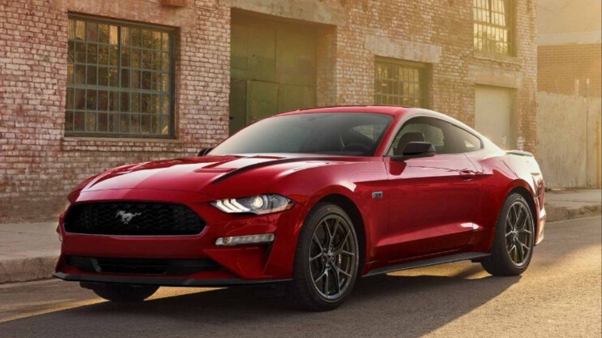 Red 2023 Ford Mustang EcoBoost