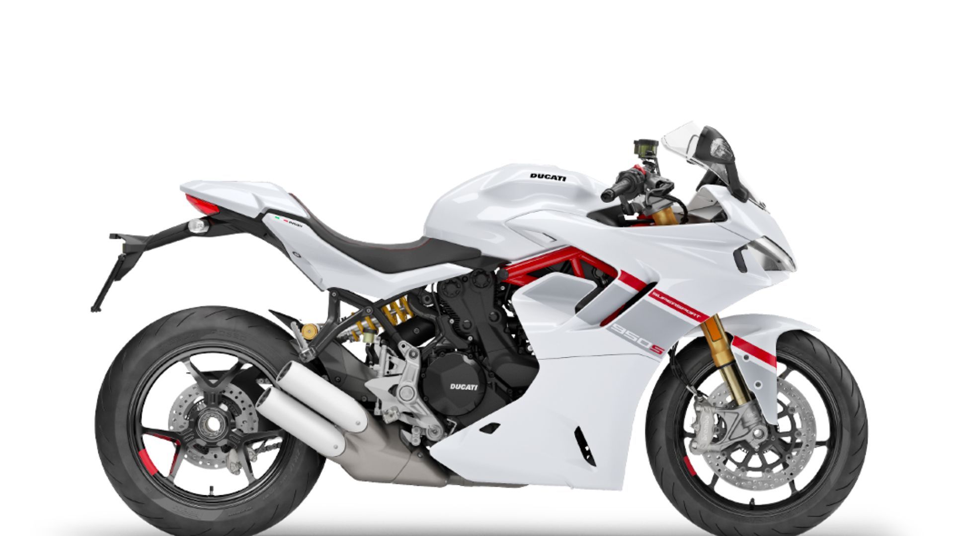 Silver Livery Ducati SuperSport 950 S Motorcycle