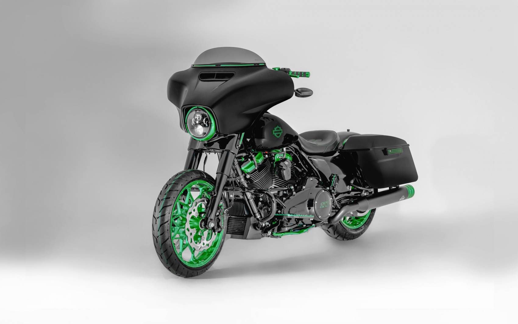 This Custom Harley-Davidson CVO Street Glide Is A Mean And Green Monster