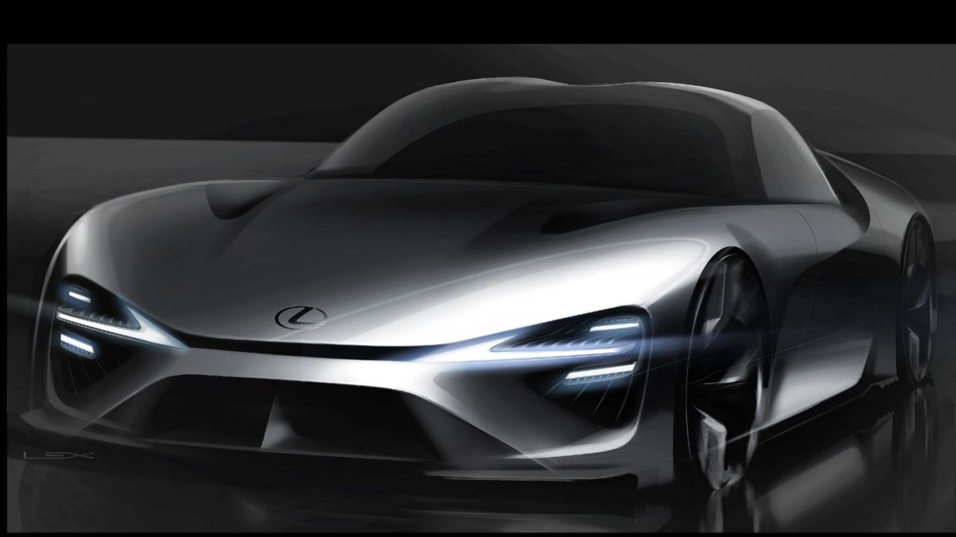 Conceito de esporte eletrificado Lexus 