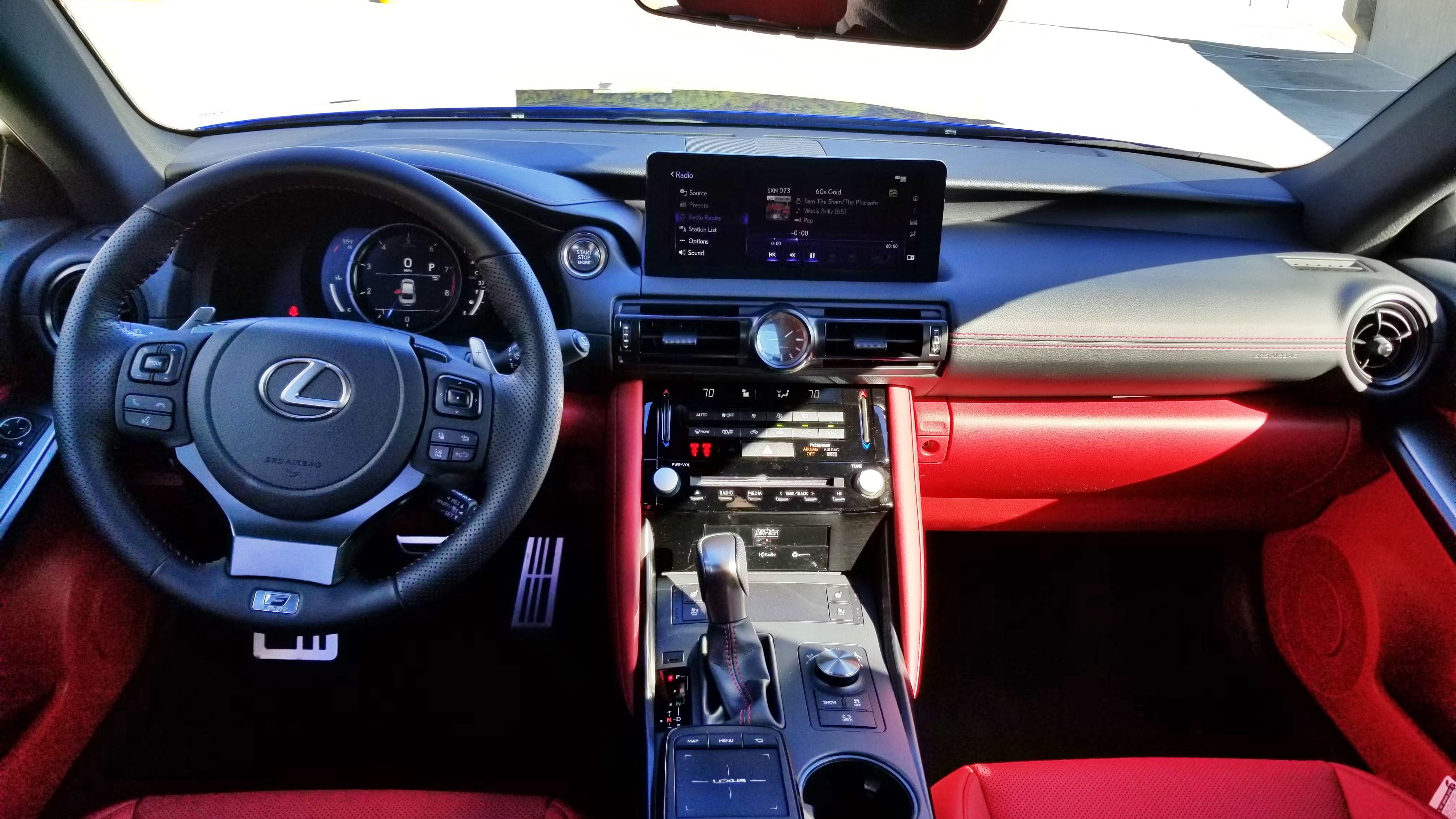 Lexus IS 500 F Desempenho desportivo 