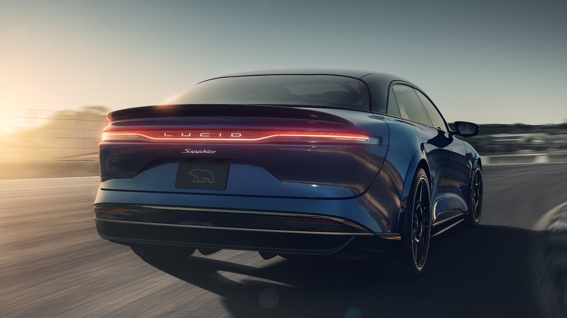 Blue Lucid Air Sapphire