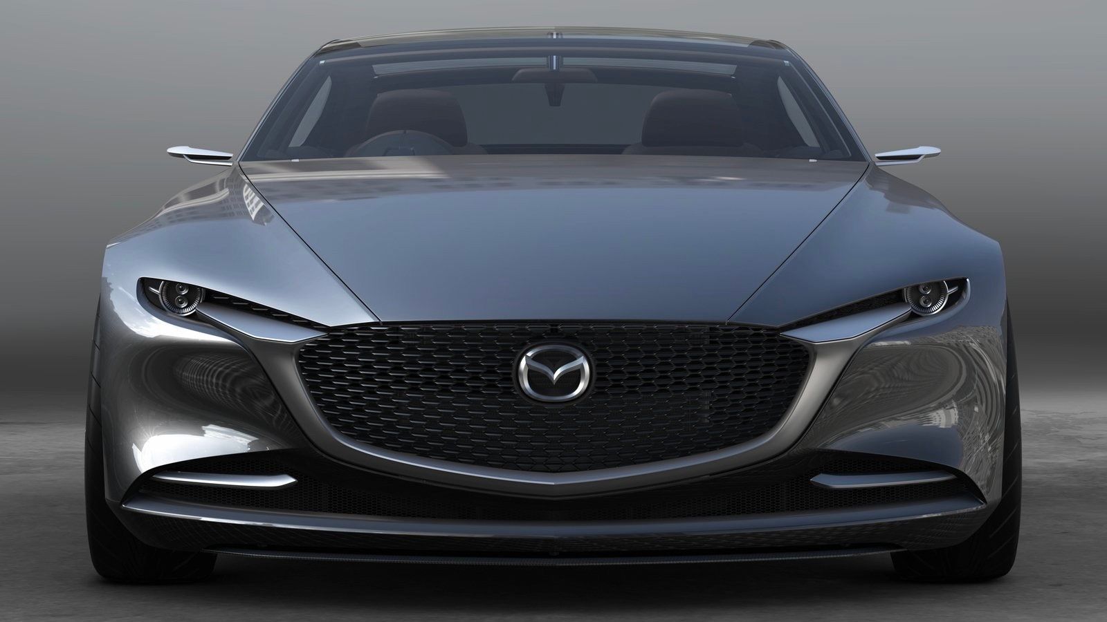 Gray Mazda Vision Coupe Concept 2017