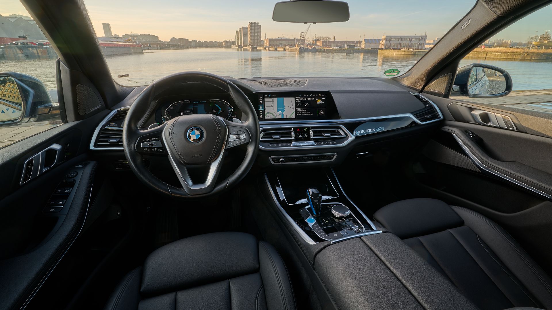 O interior do BMW iX5 Hydrogen 