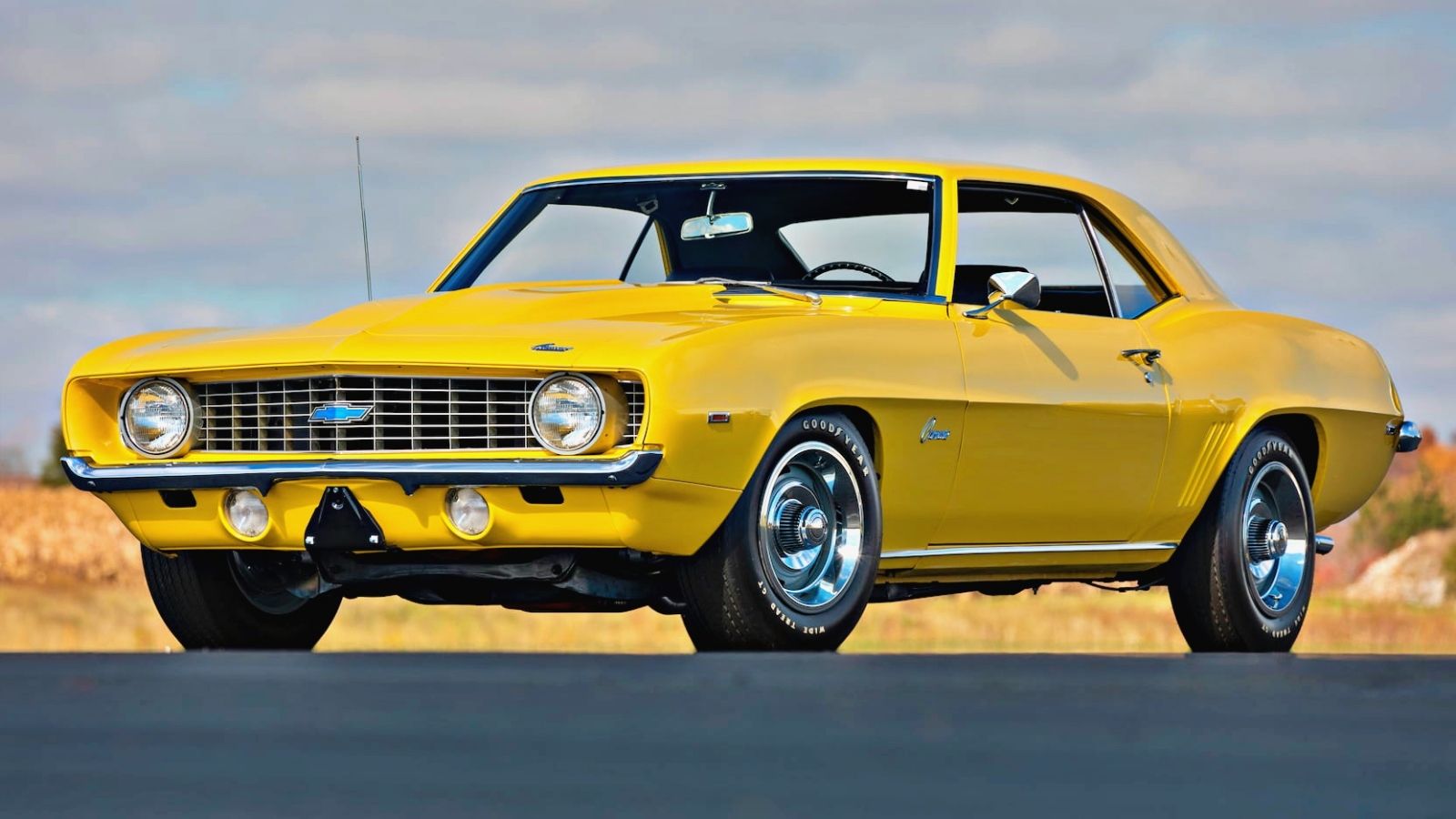 Yellow 1969 Copo Camaro