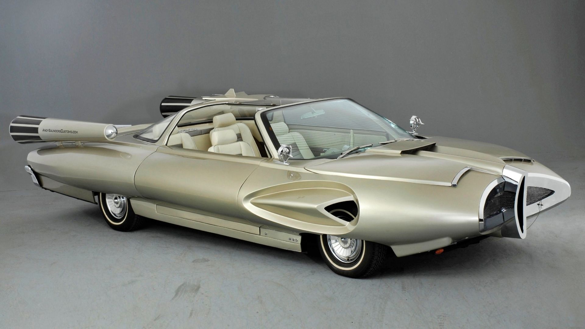 Silver 1958 Ford X-2000 Concept 