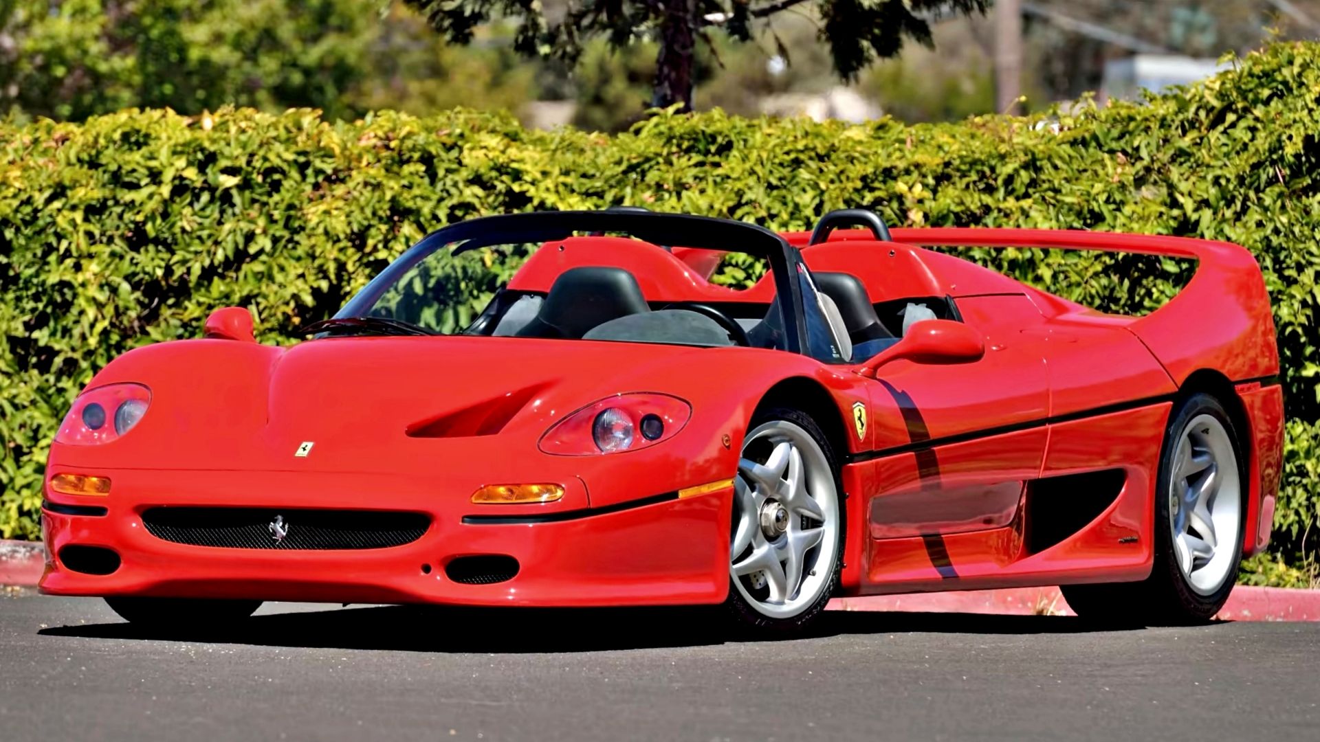 Red 1995 Ferrari F50