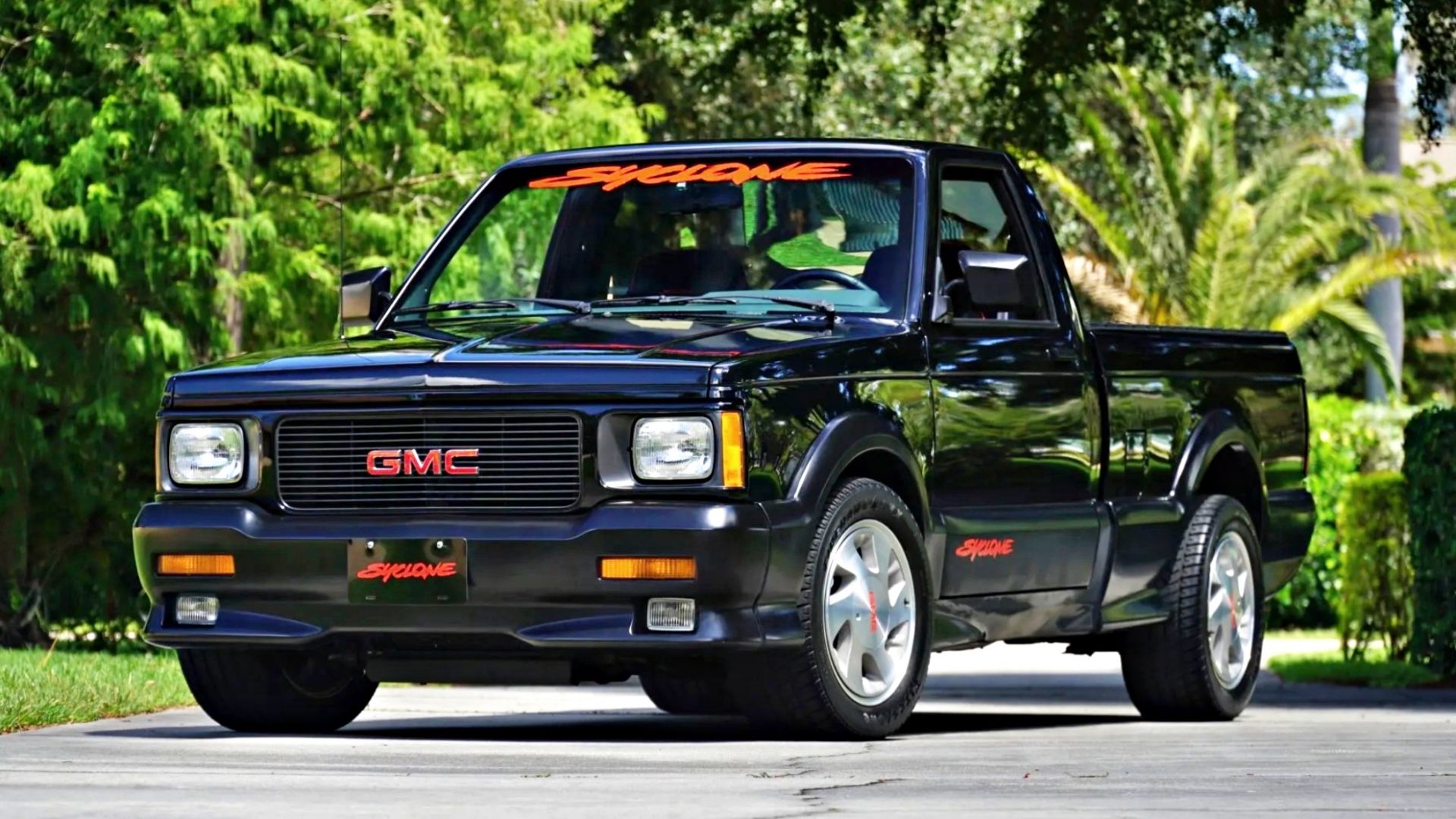 Black 1993 GMC Syclone