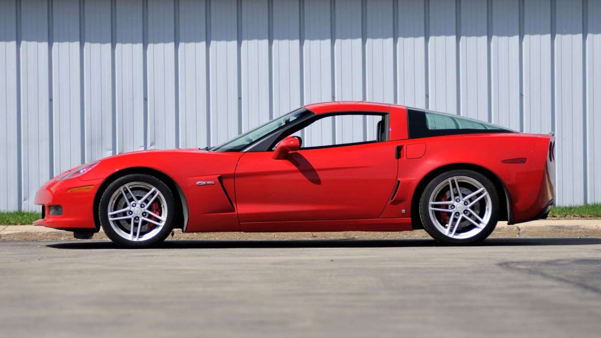 Red 2006 Chevrolet Corvette C6 Z06