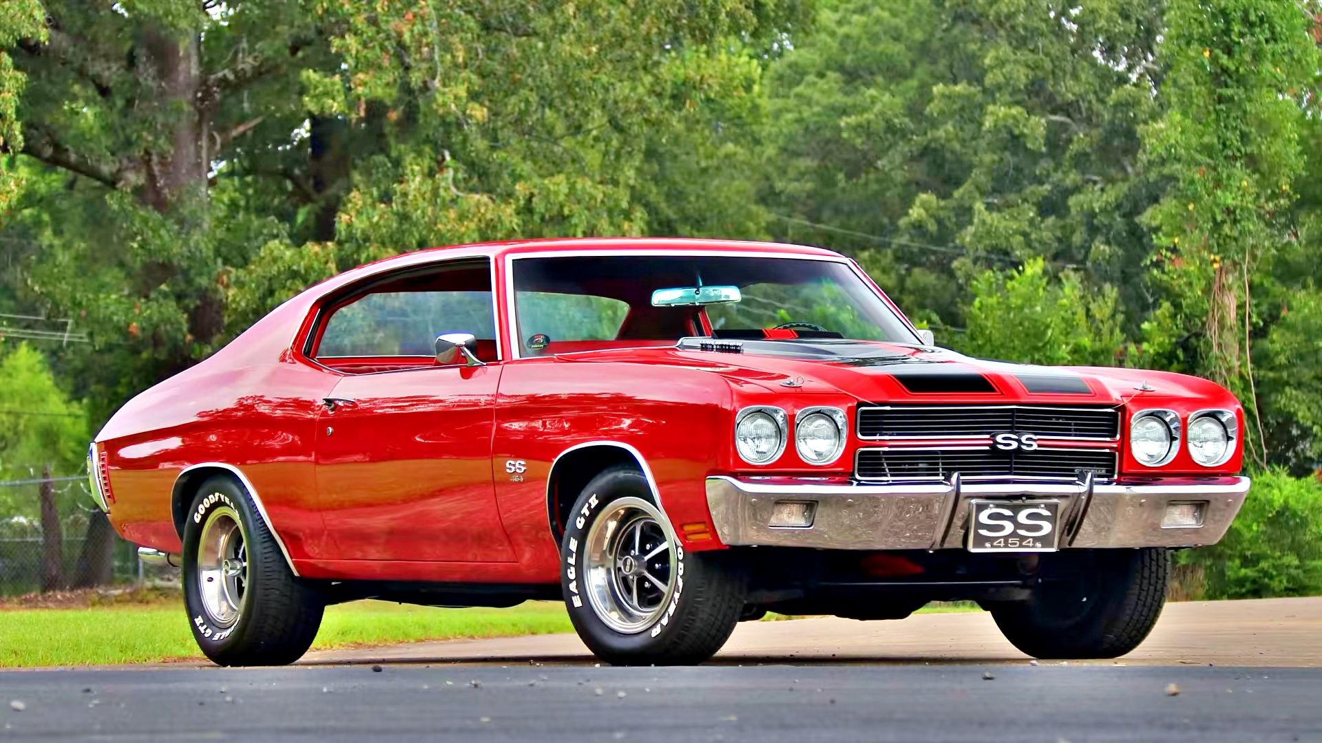 Red 1970 Chevrolet Chevelle LS6