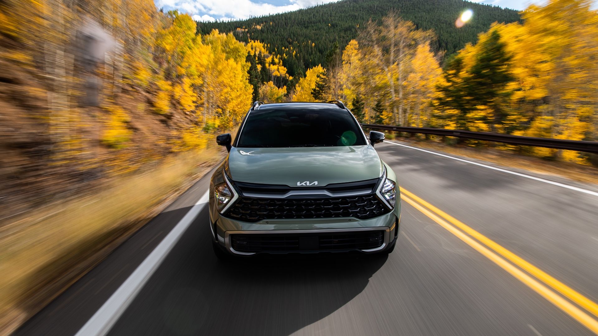 Frente do Kia Sportage 2023