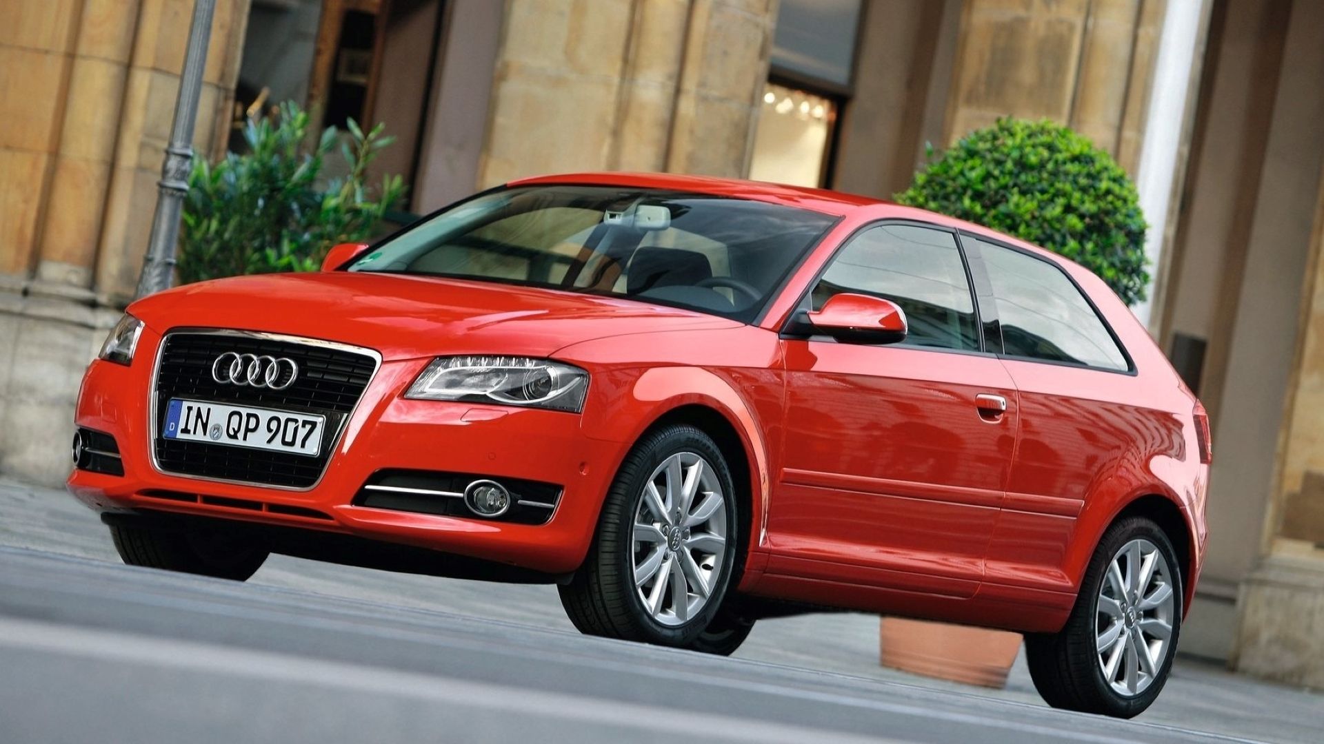 Foto frontal 3/4 do Audi A3 2012