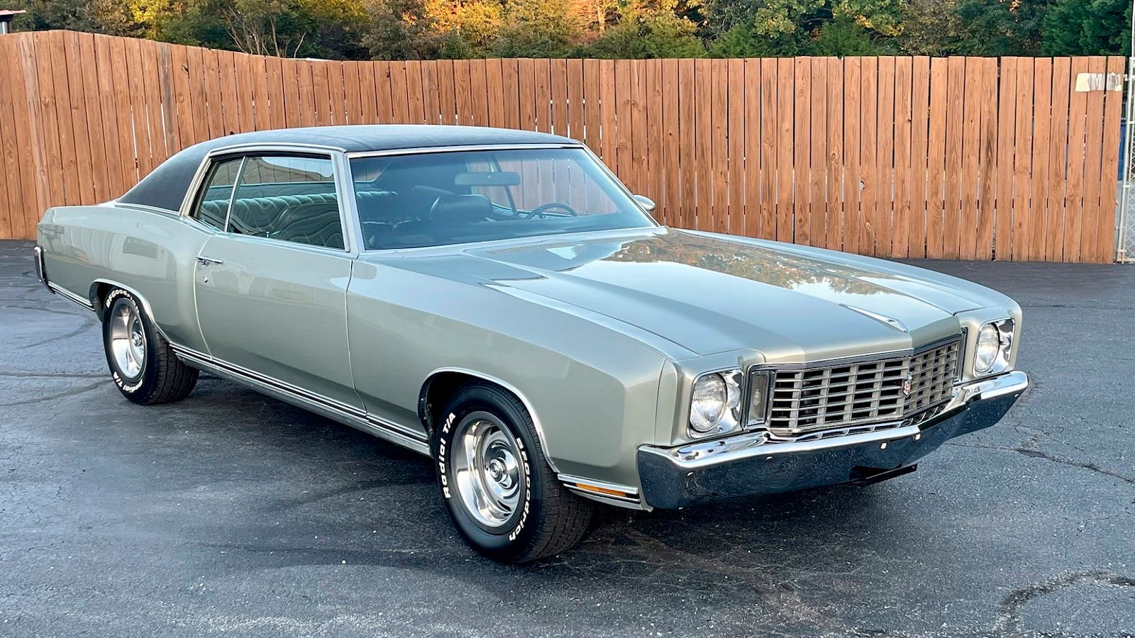 A parked 1972 Chevrolet Monte Carlo