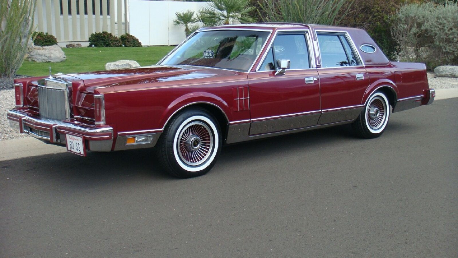 A parked 1980 Lincoln Continental Mark VI