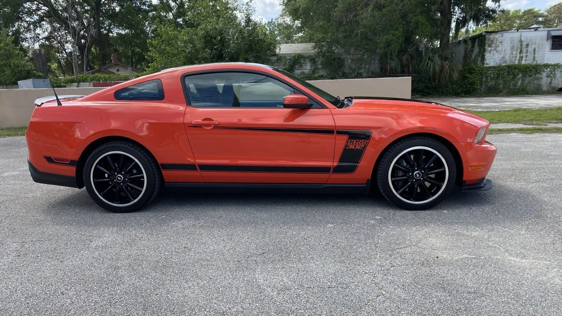 Red and Black 2012 Ford Mustang Boss 302