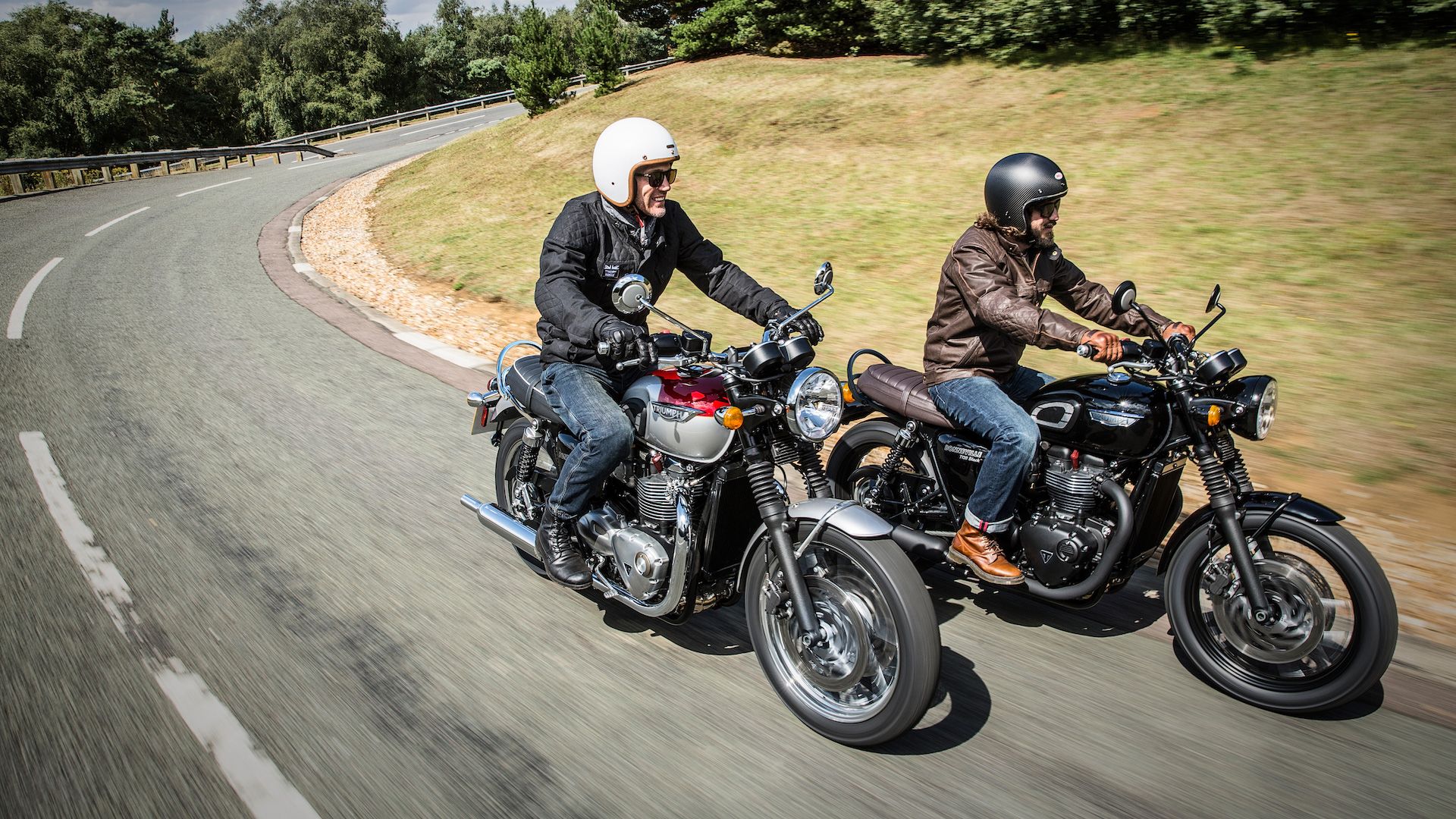 2016 Triumph bonneville t120 and t120 black