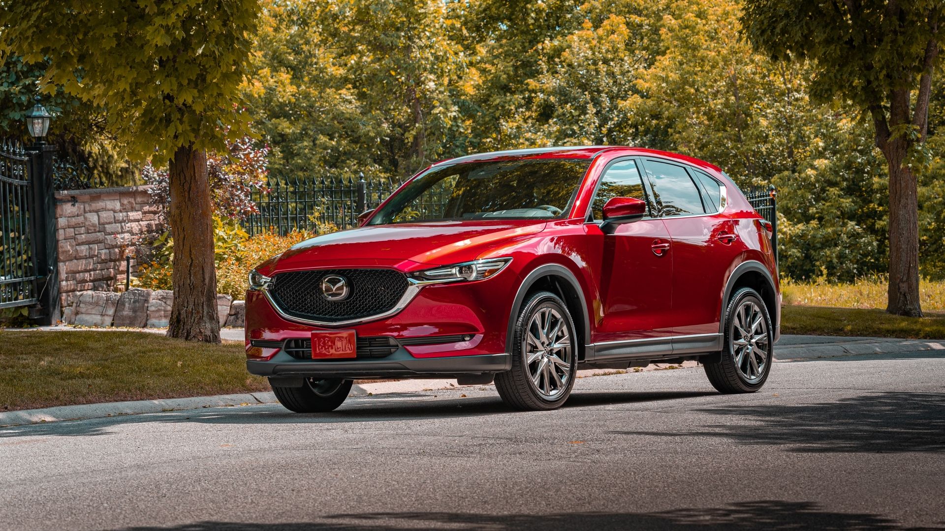 Front 3/4 of the 2020 Mazda CX-5