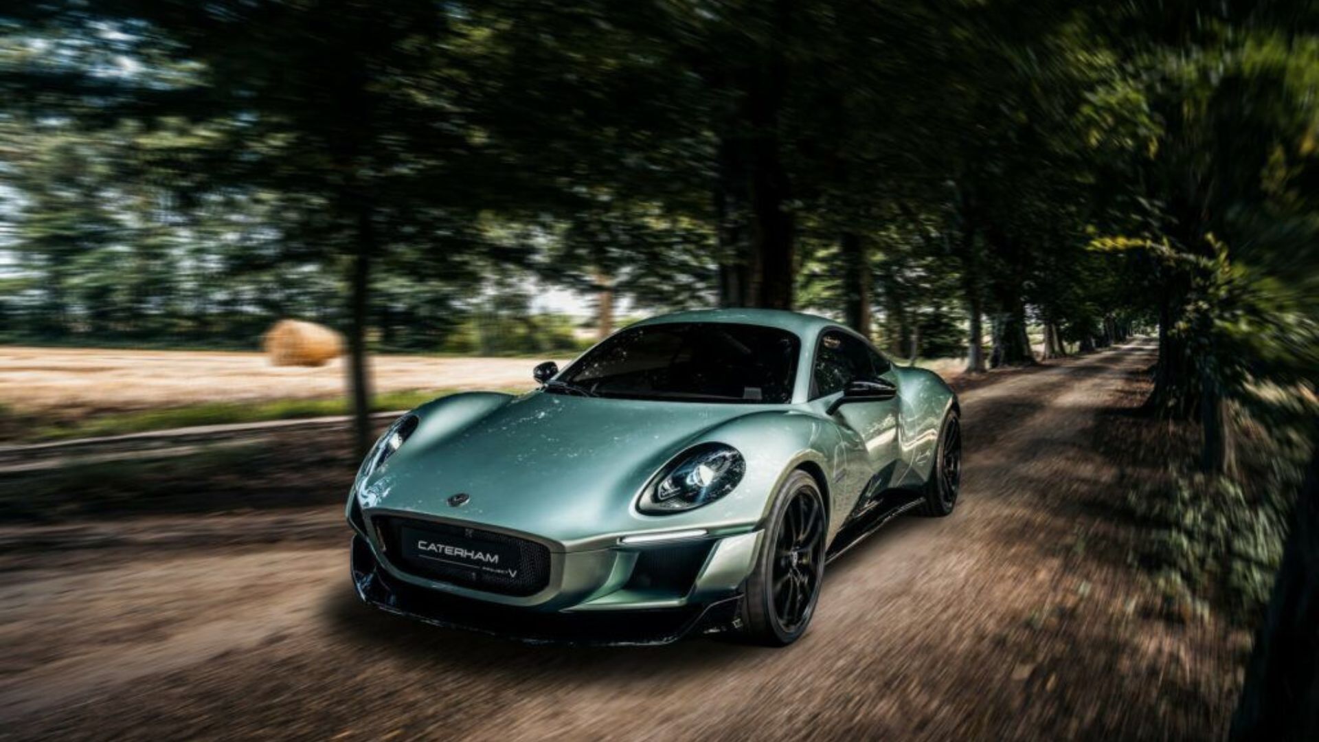 Vista frontal do projeto V Caterham 2023