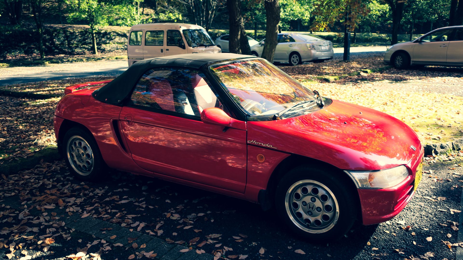 Red Honda Beat