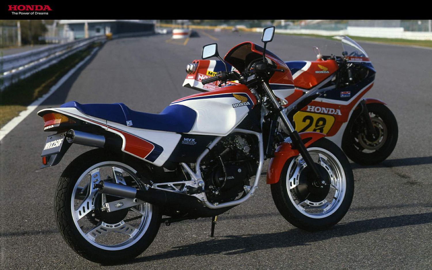 Honda MXV 250 track shot