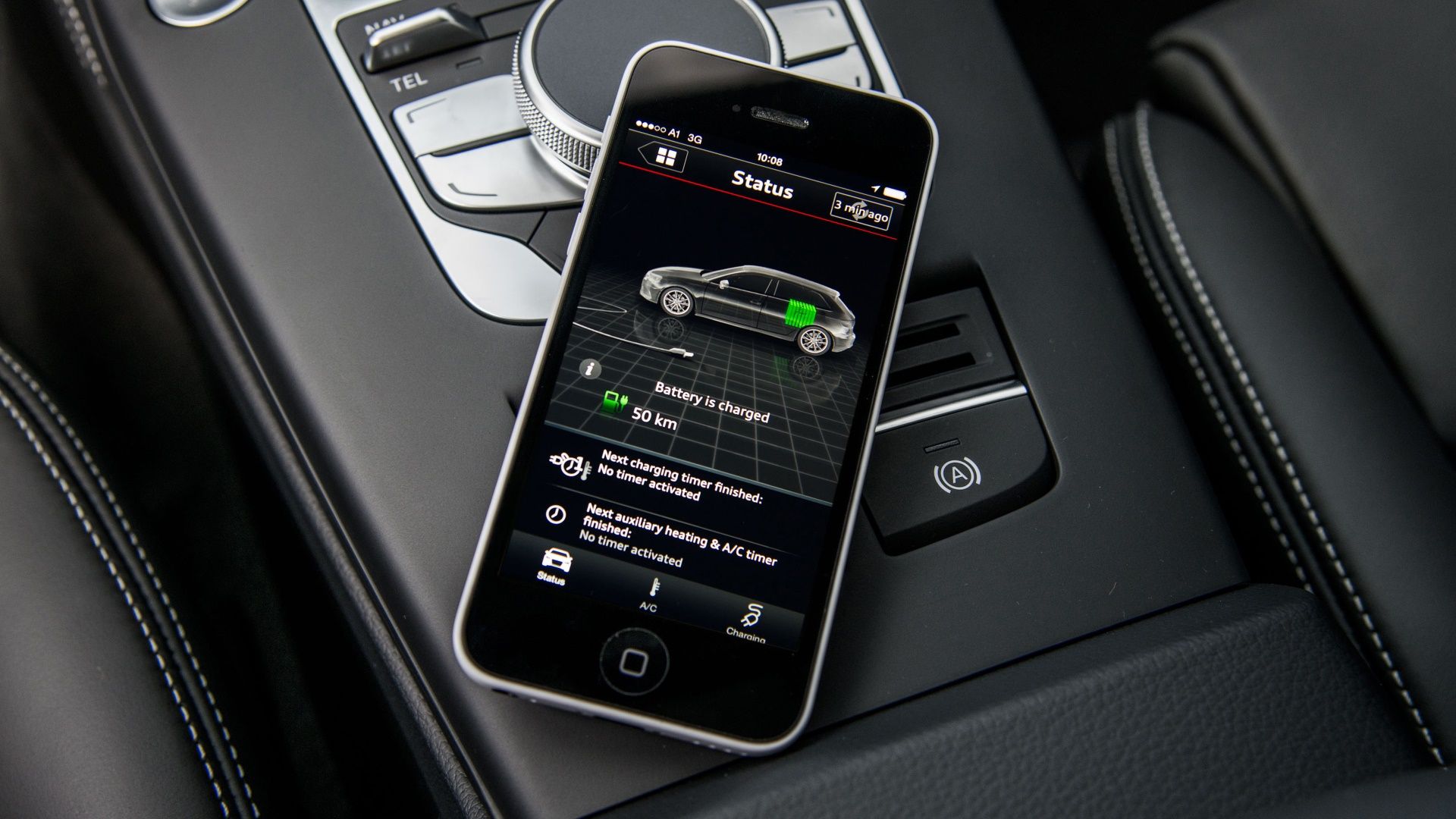 Audi Connect App On An iPhone