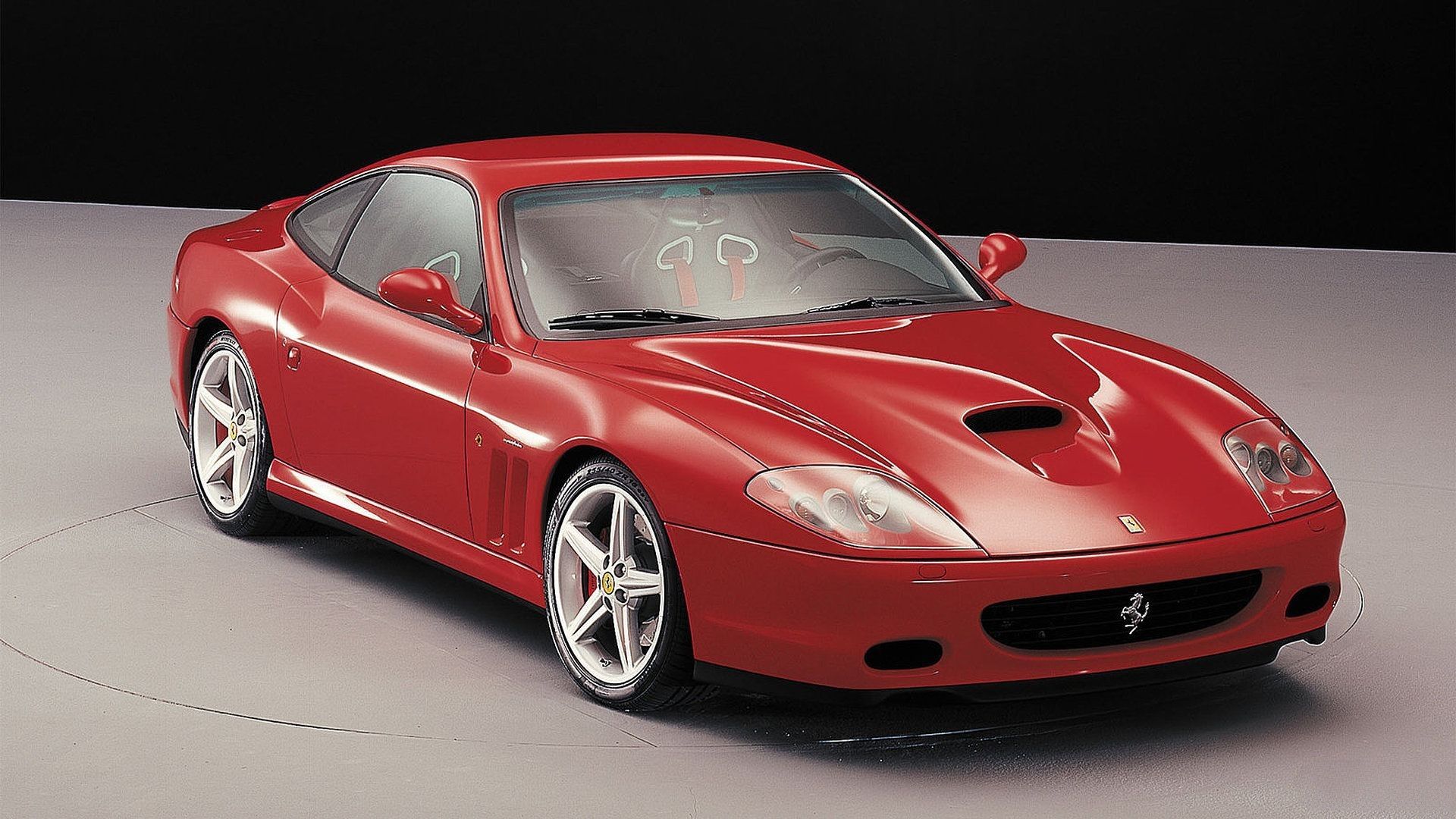 Red 2002 Ferrari 575M