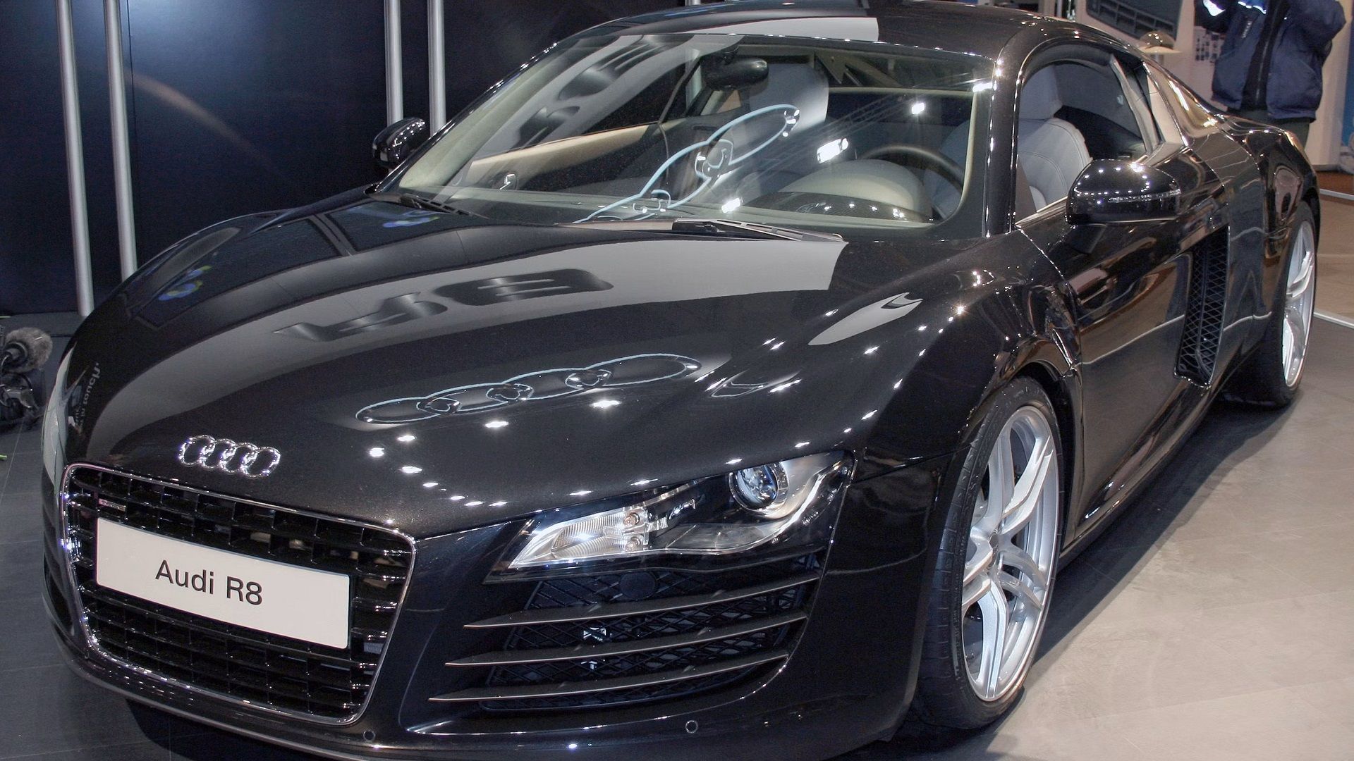 A parked Audi R8