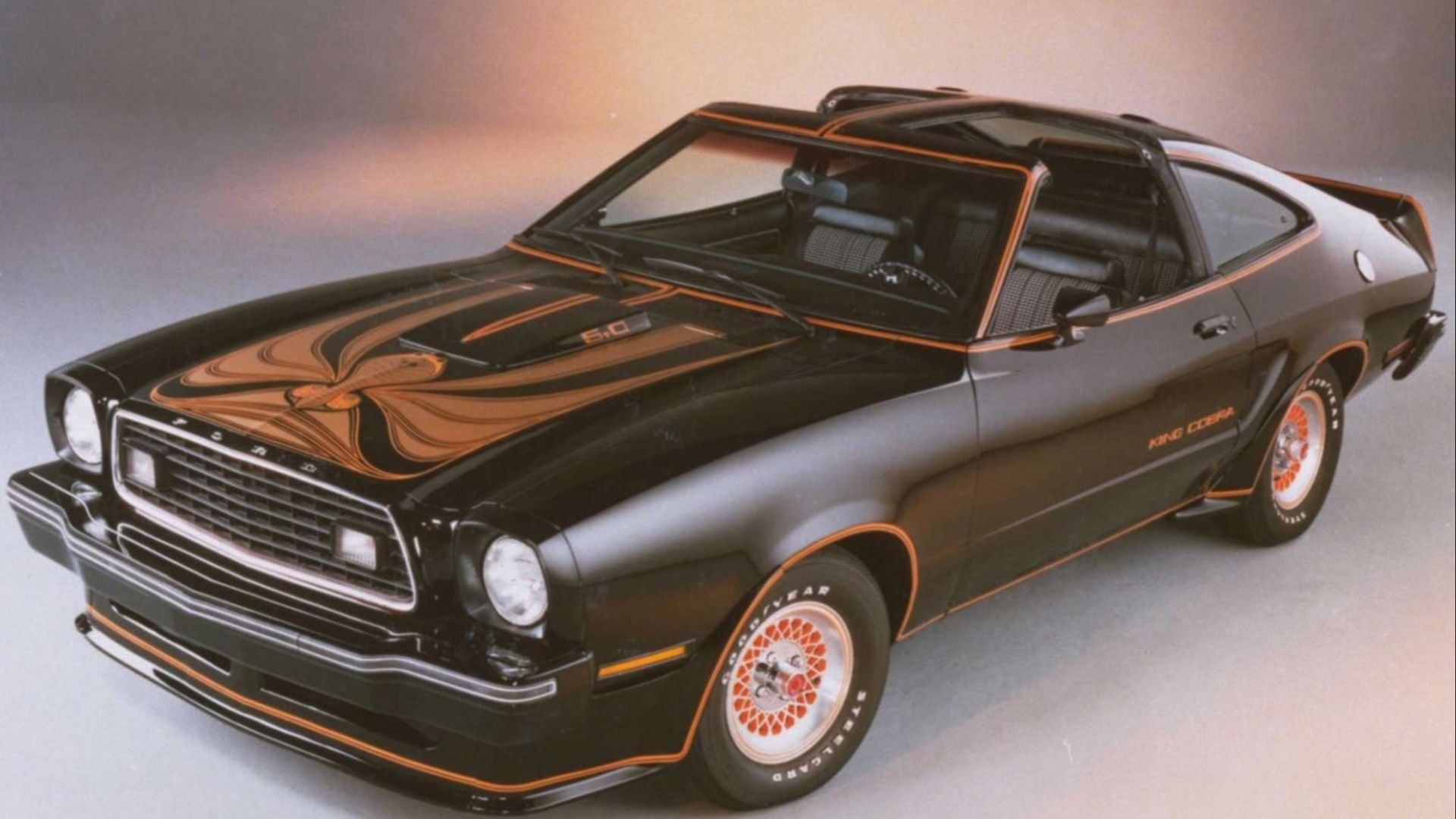 Ford Mustang II King Cobra marrom 1978