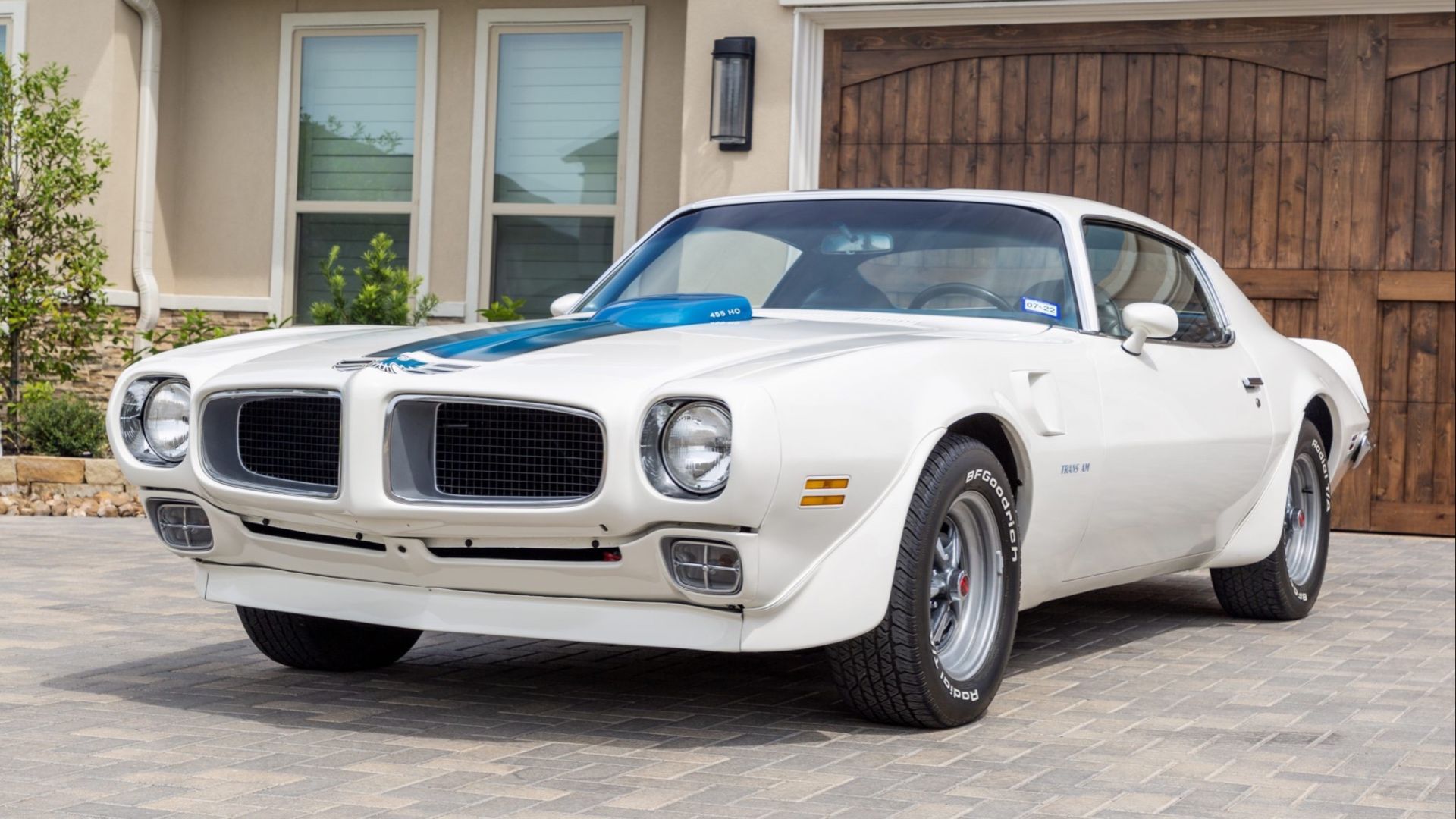 Branco 1971 Pontiac Firebird Trans Am