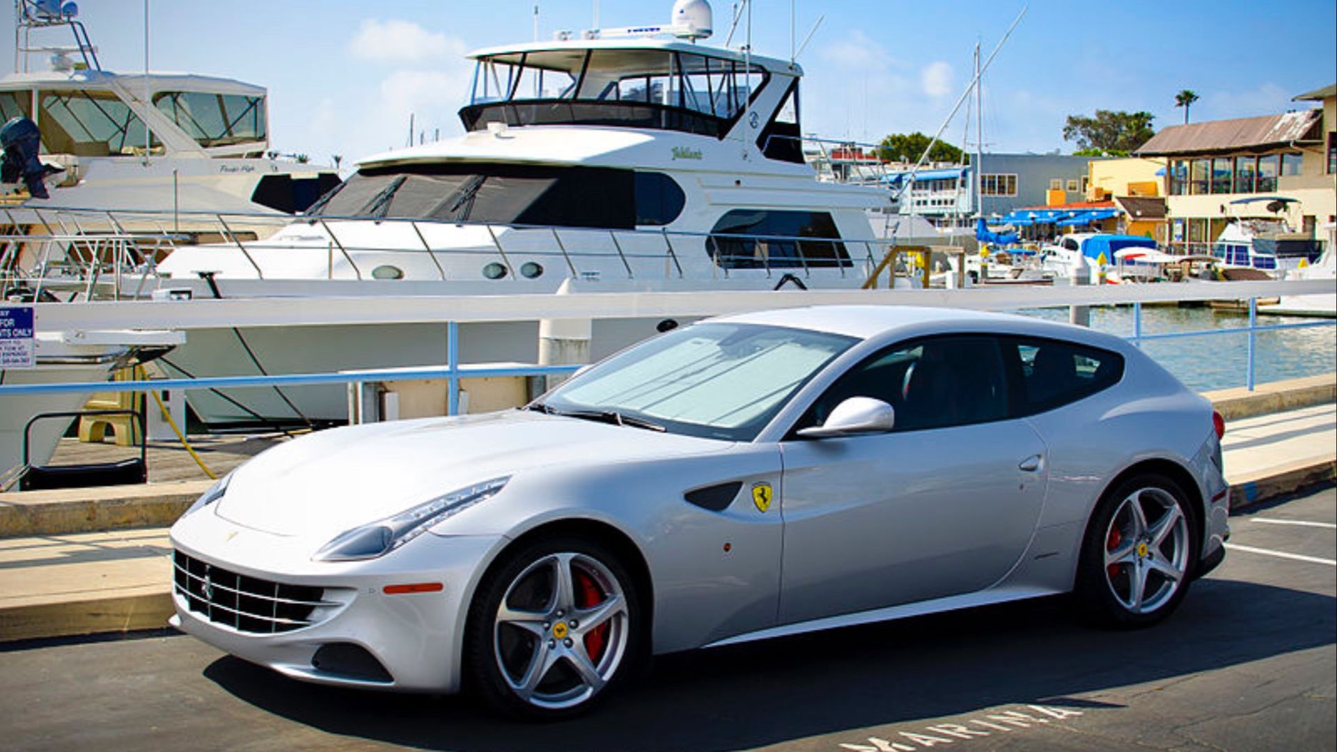 Silver 2011 Ferrari FF