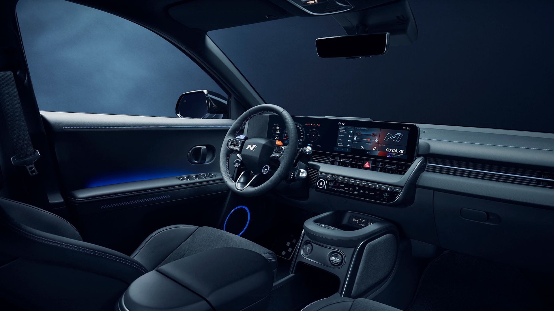 Interior of the 2024 Hyundai Ioniq 5 N