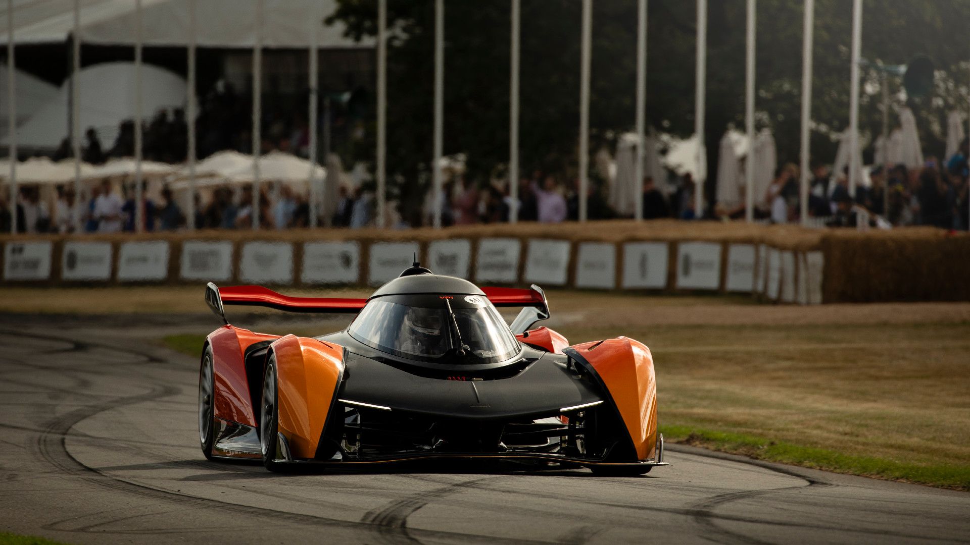McLaren Solus GT action shot