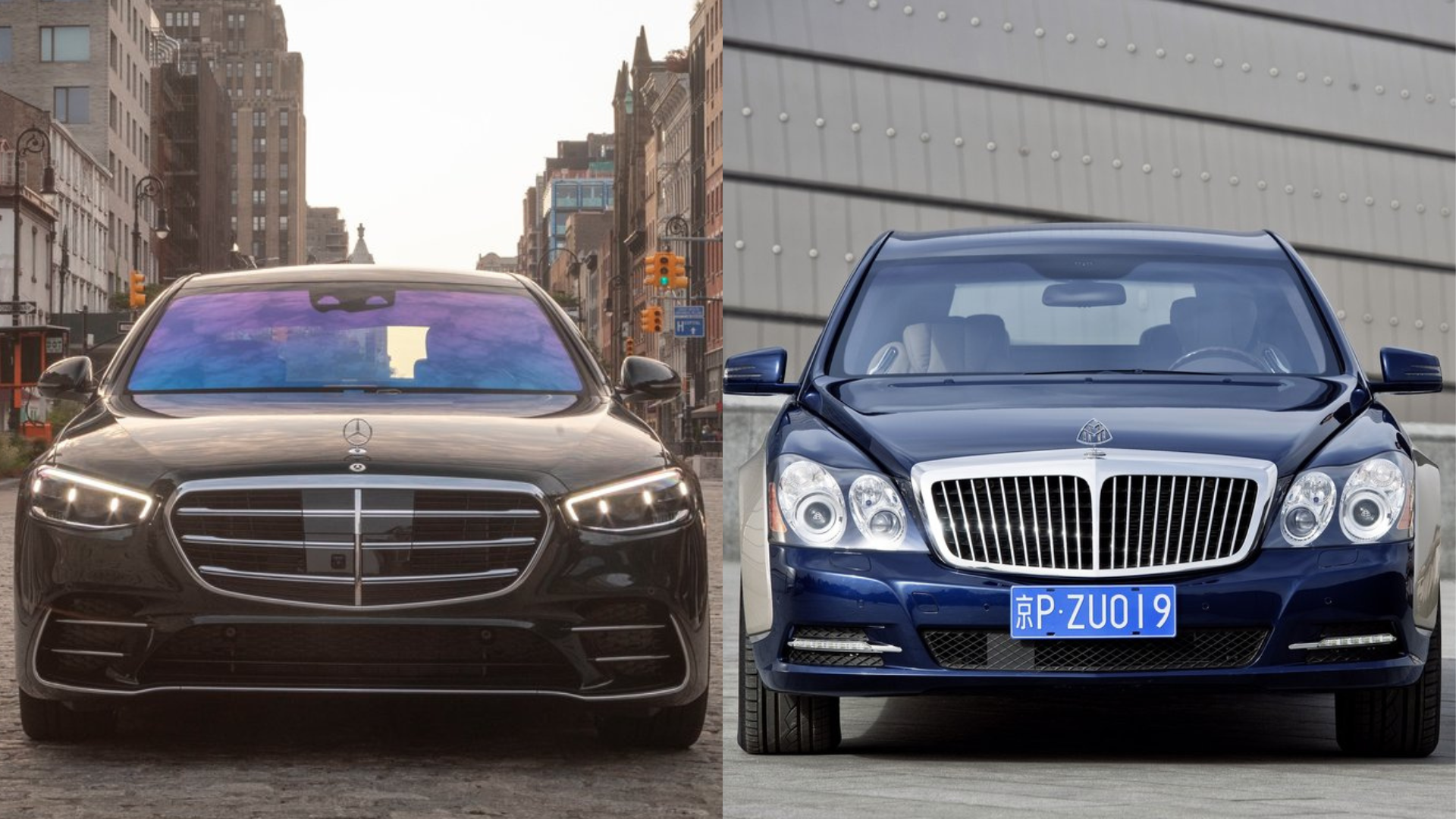 Mercedes S-Class and Maybach 62s