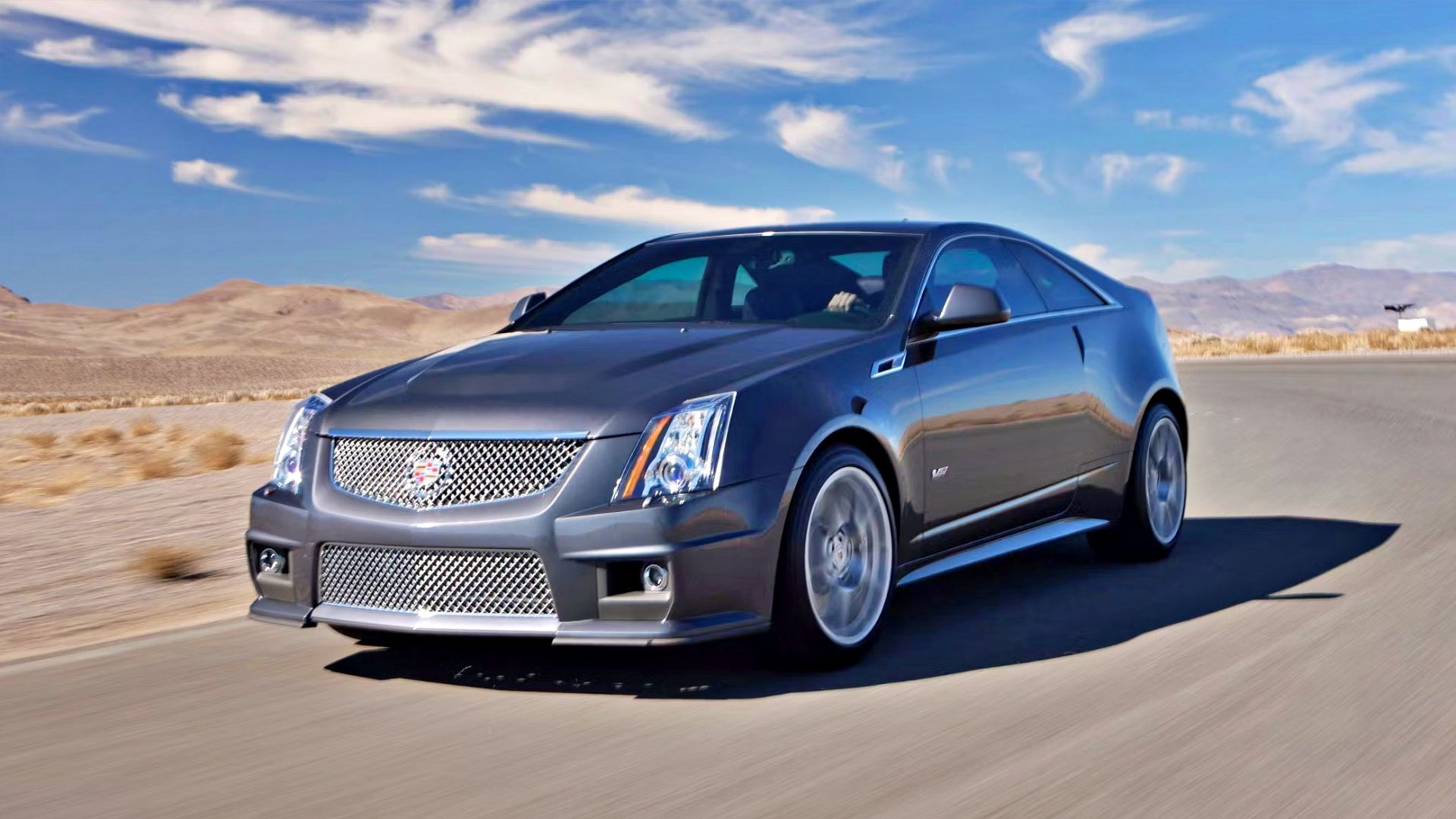 Gray 2014 Cadillac CTS-V Coupe