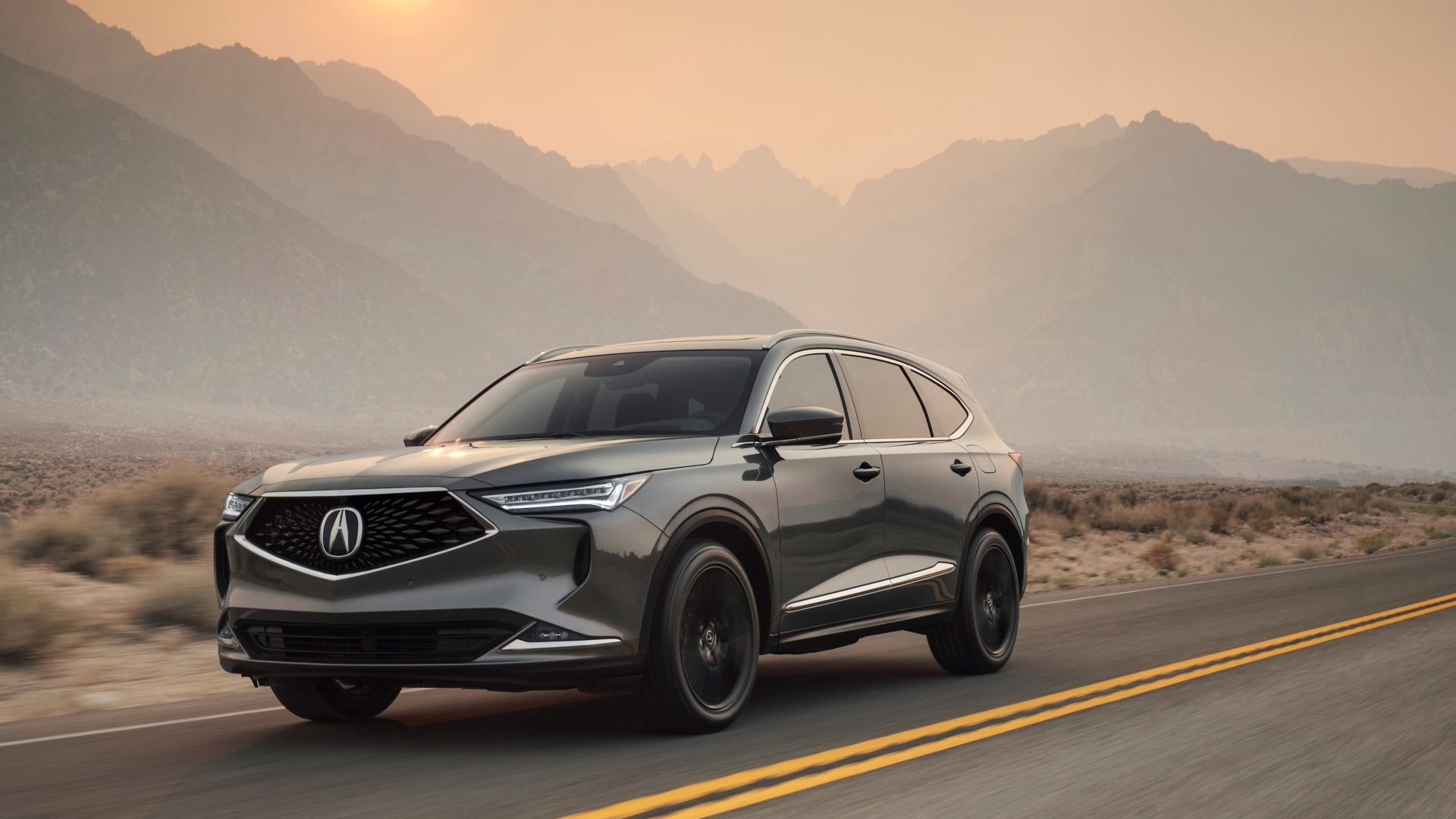 Gray 2023 Acura MDX