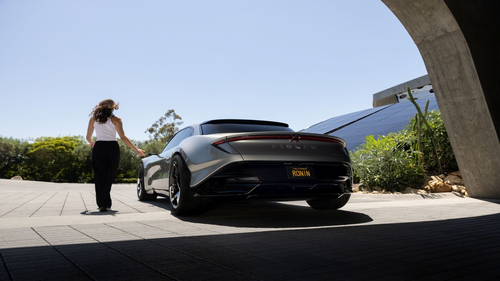 Silver Fisker Ronin EV