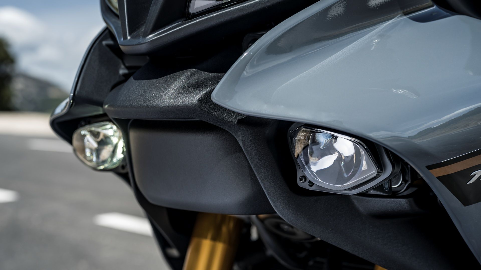 The radar in a 2023 Yamaha Tracer 9 GT+
