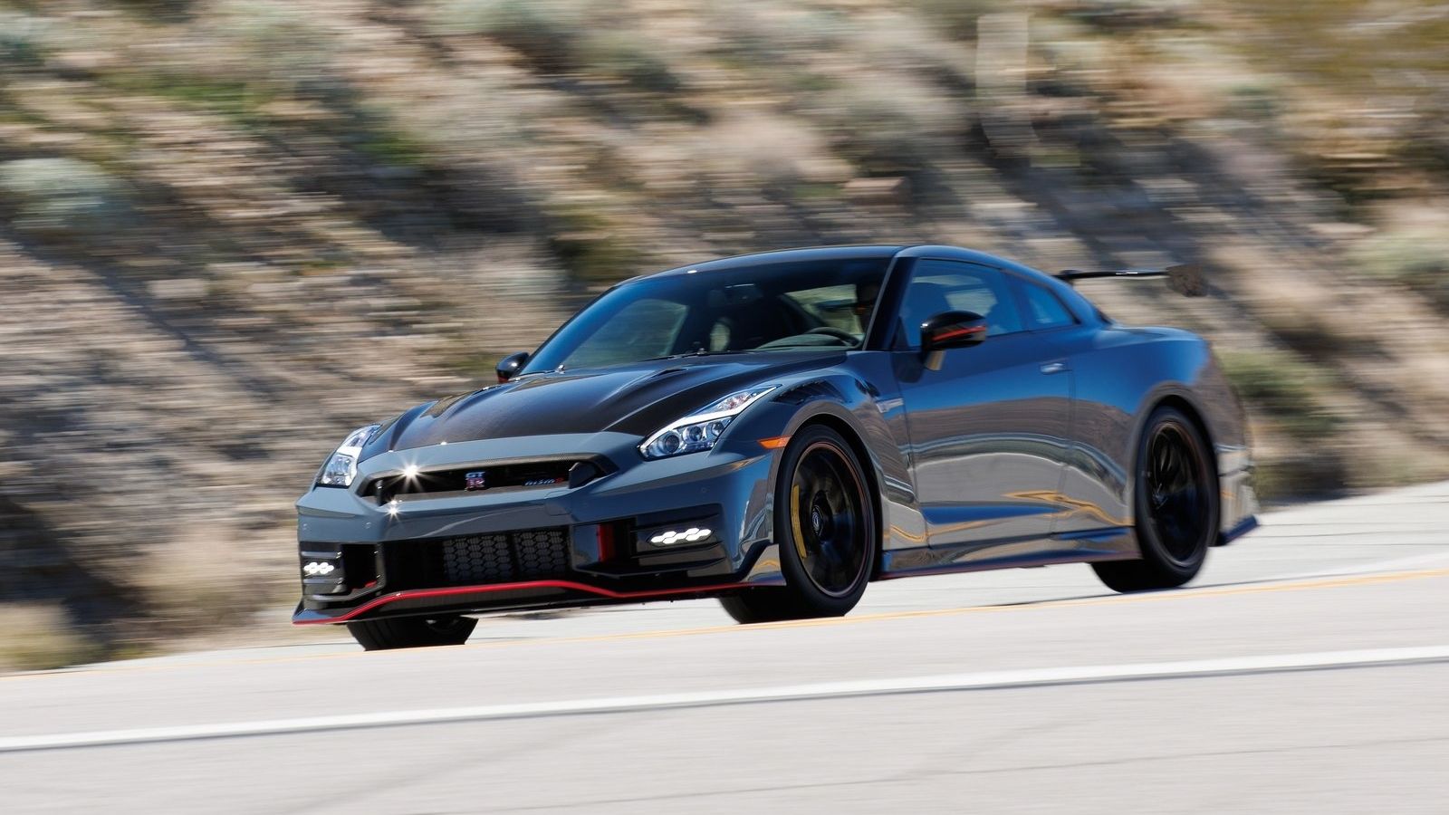 2024 Nissan GT-R Nismo accelerating