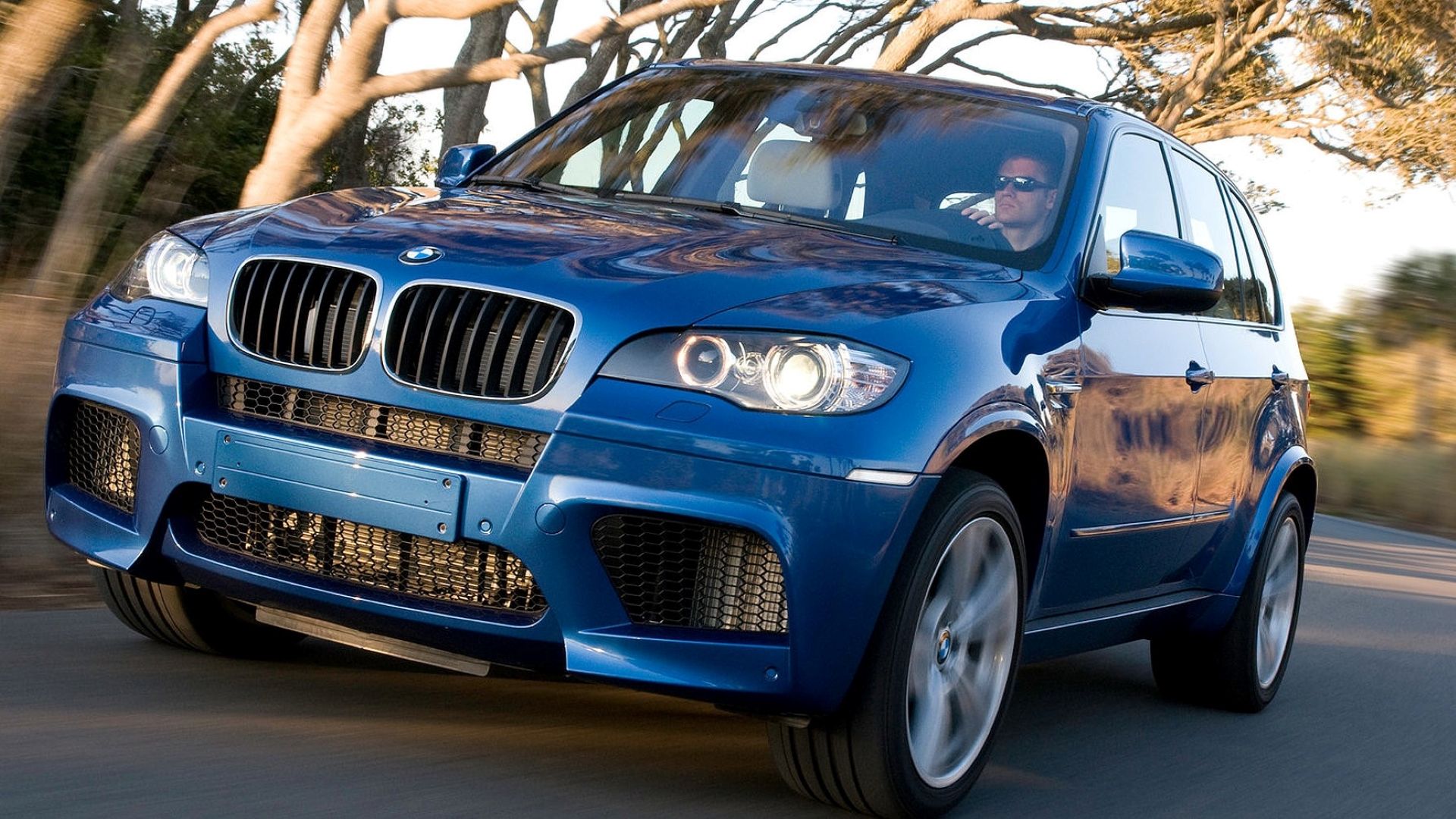 Front 3/4 of the 2010 BMW X5 M