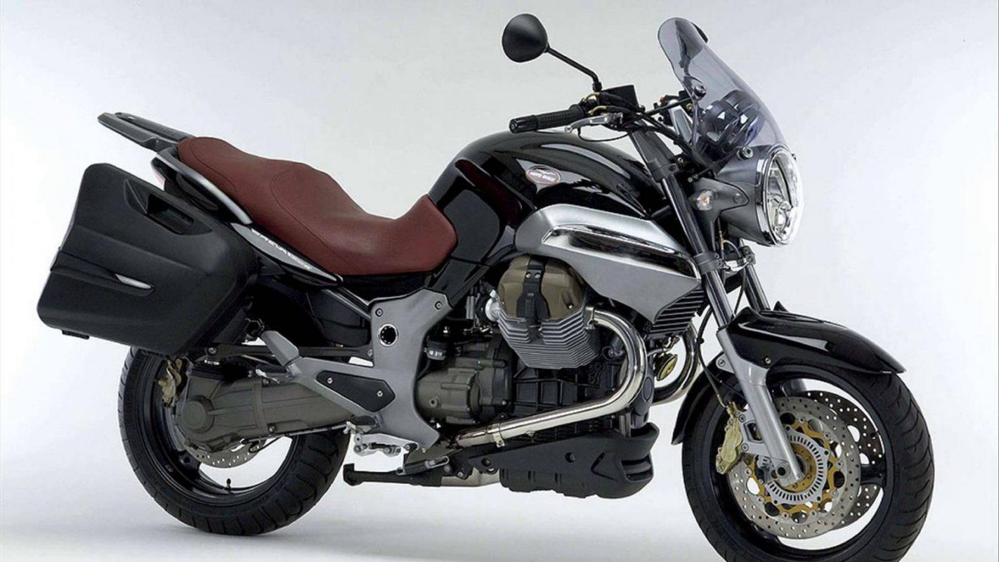 Moto Guzzi Breva 1100 studio shot