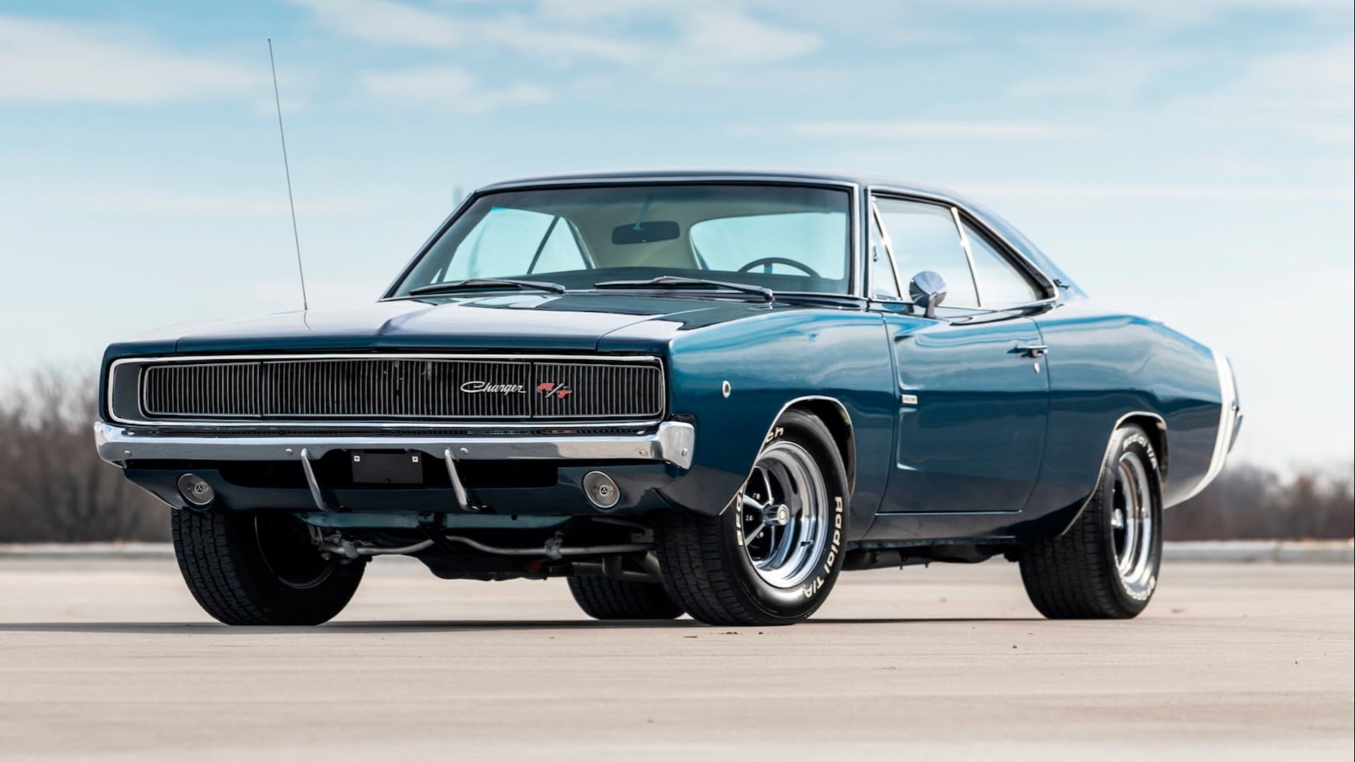 Blue 1968 Charger R/T
