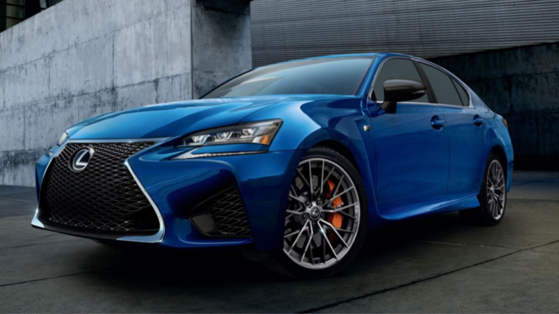 Blue 2016 Lexus GS-F